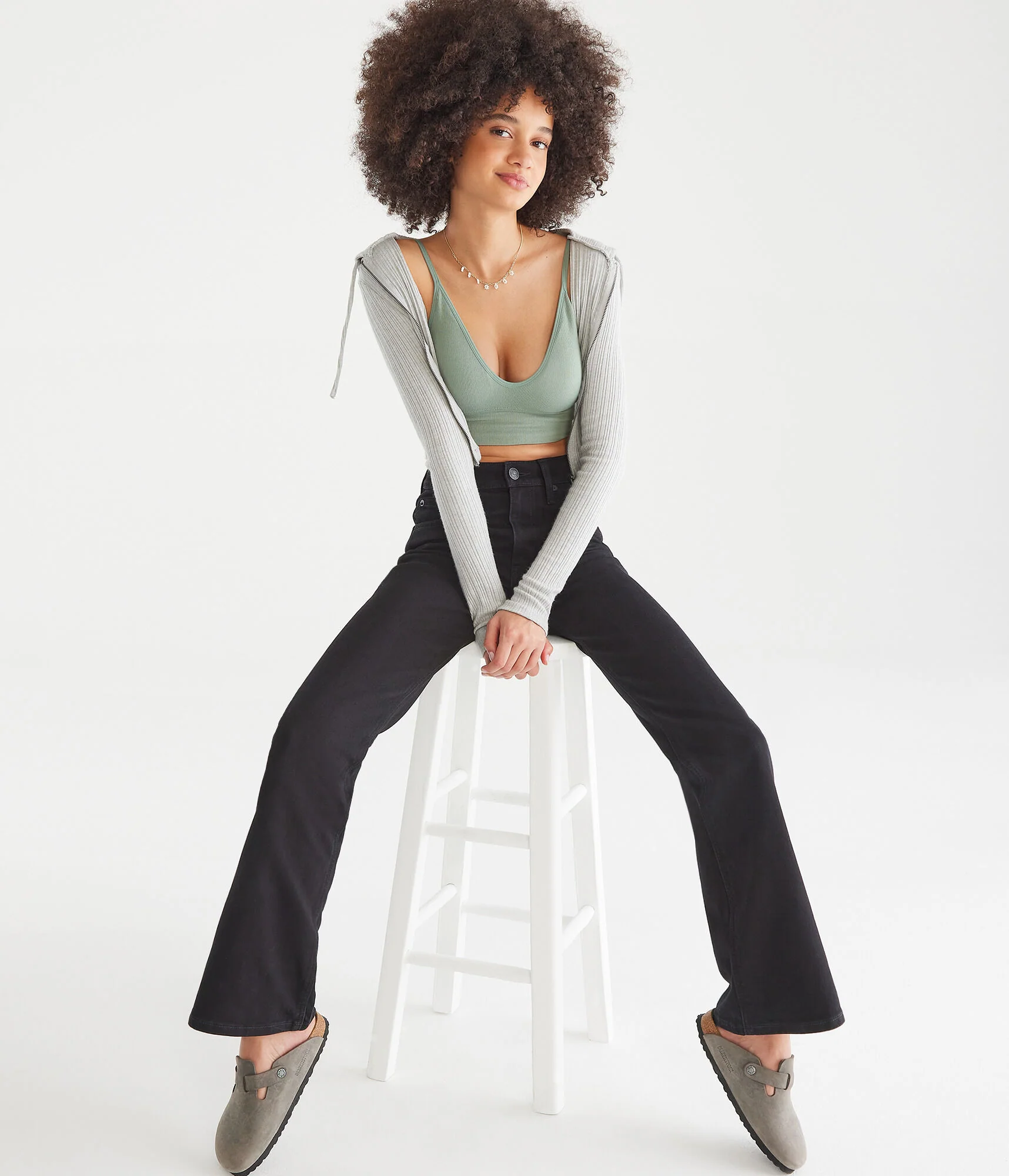 Aeropostale Flare High-Rise Jean