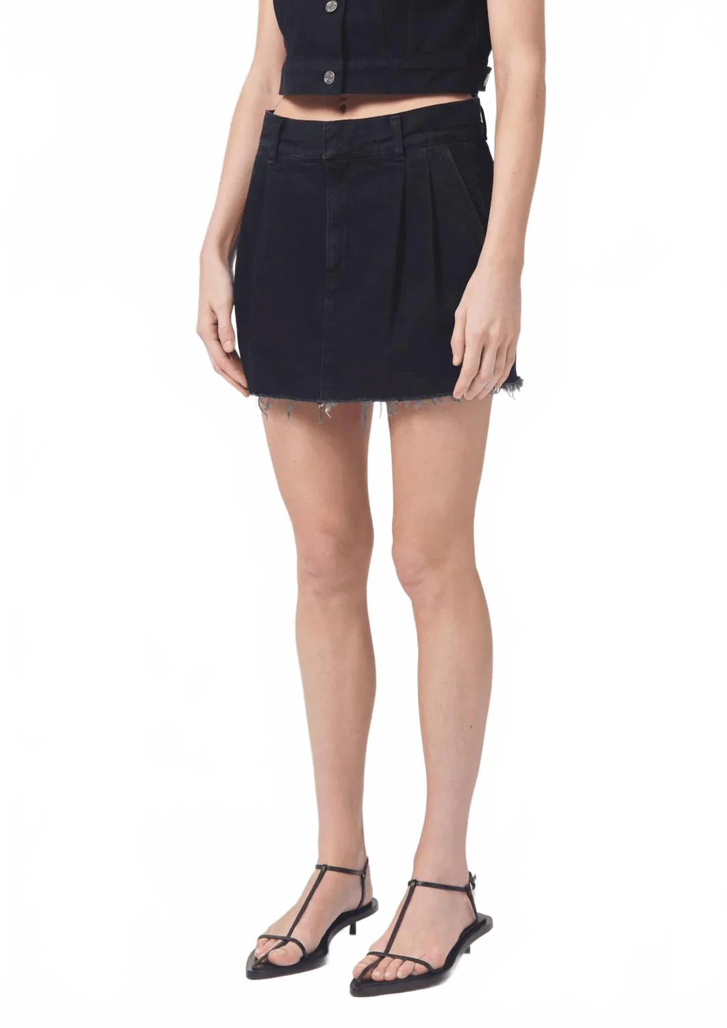 Becker Skirt Crushed In Black