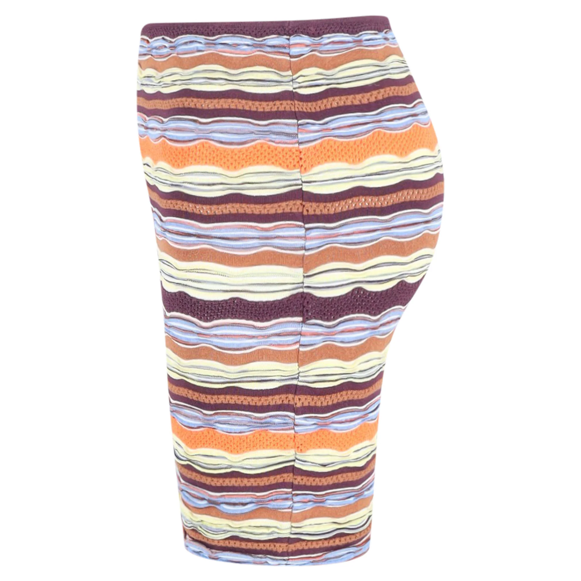 Missoni Mini Pencil Skirt in Multicolor Cotton