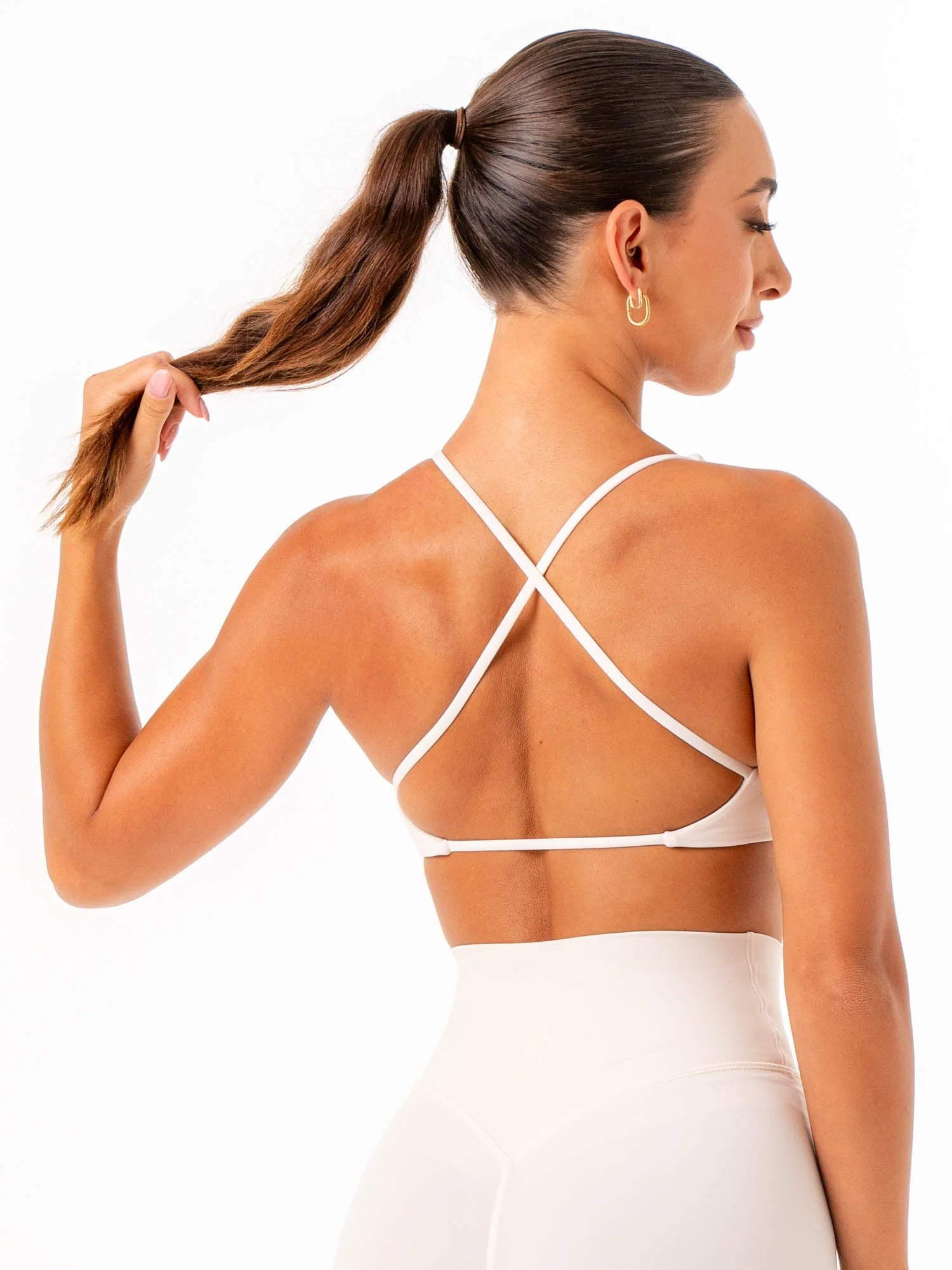 NKD Twist Sports Bra - Off White