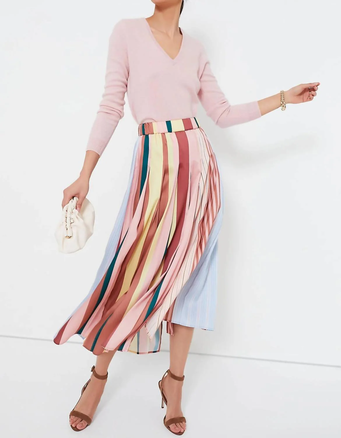 Fagus A Line Skirt In Avio