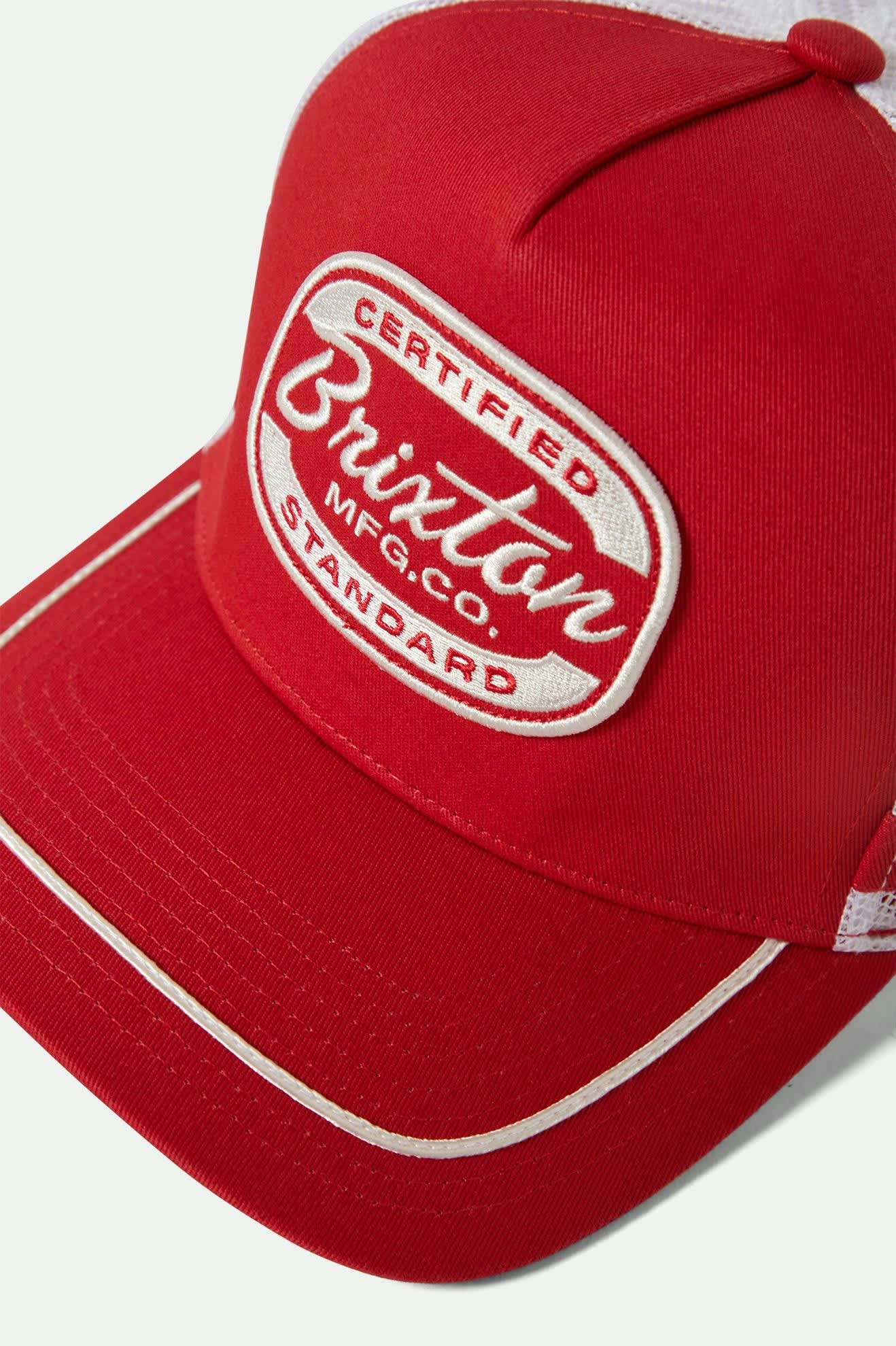 Copley Netplus Trucker Hat - Red/White