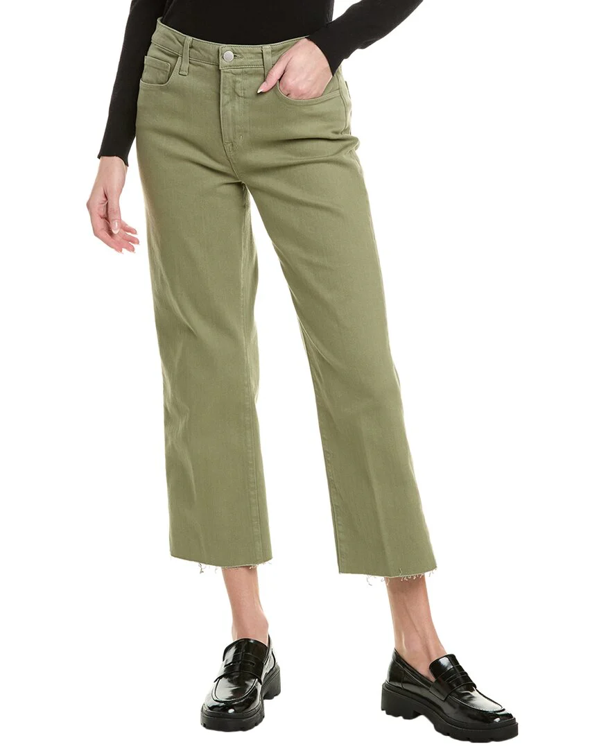 L'AGENCE Wanda High-Rise Crop Wide Leg Pant