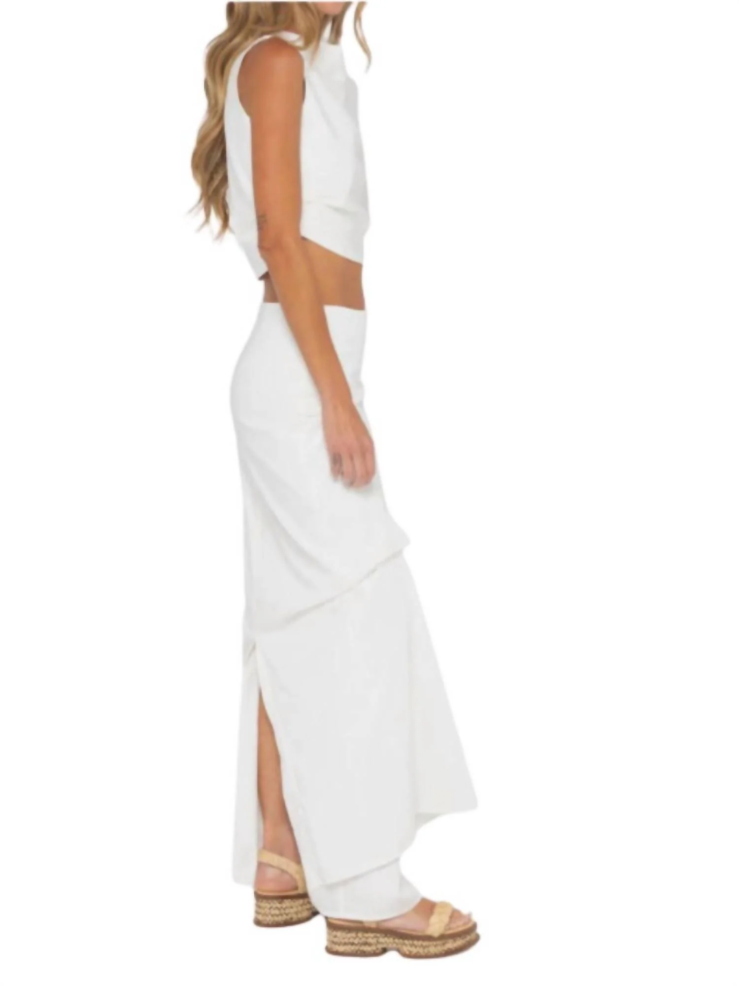 Quinn Skirt In Off White
