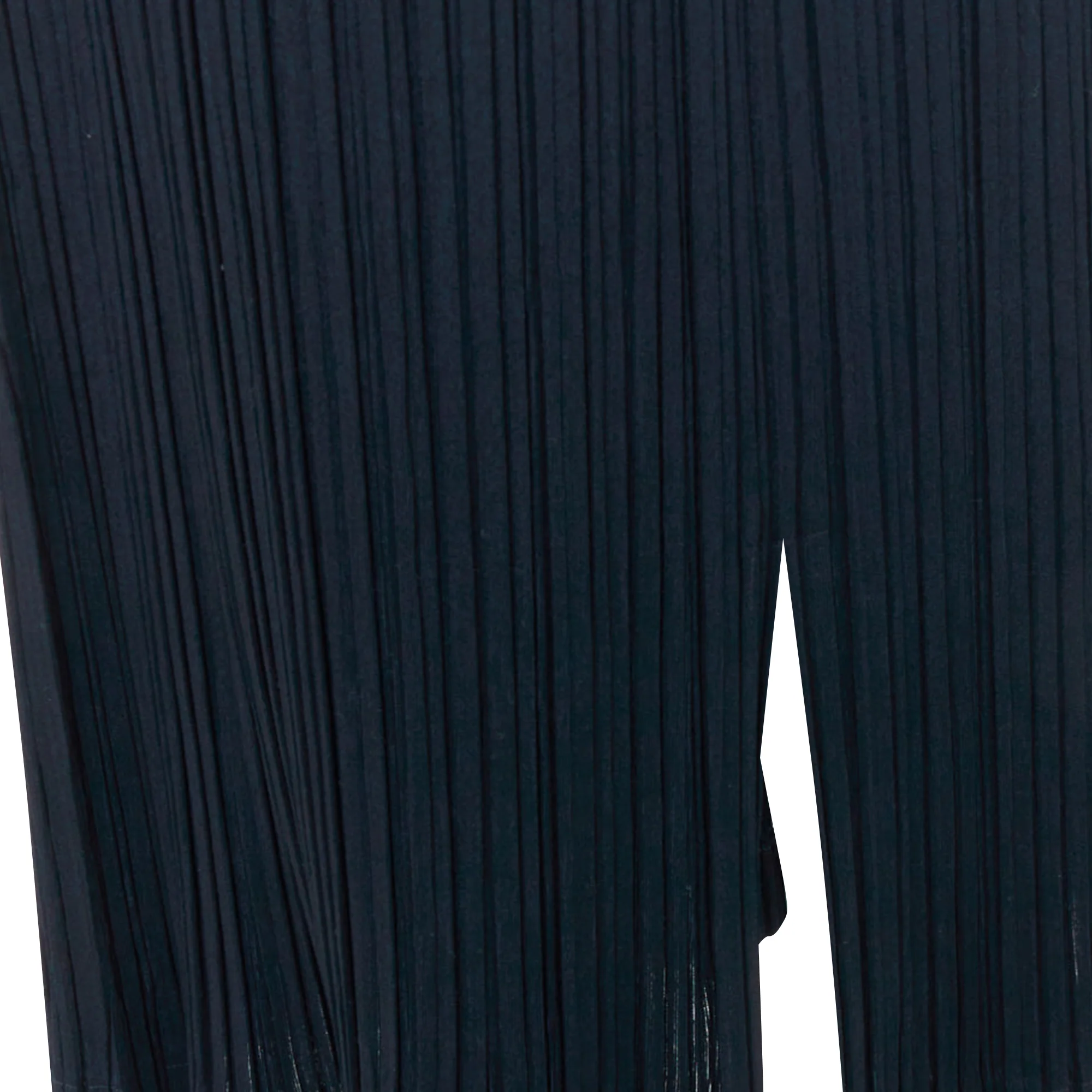 Issey Miyake Pleats Please wool blend pleated plisse slit back skirt