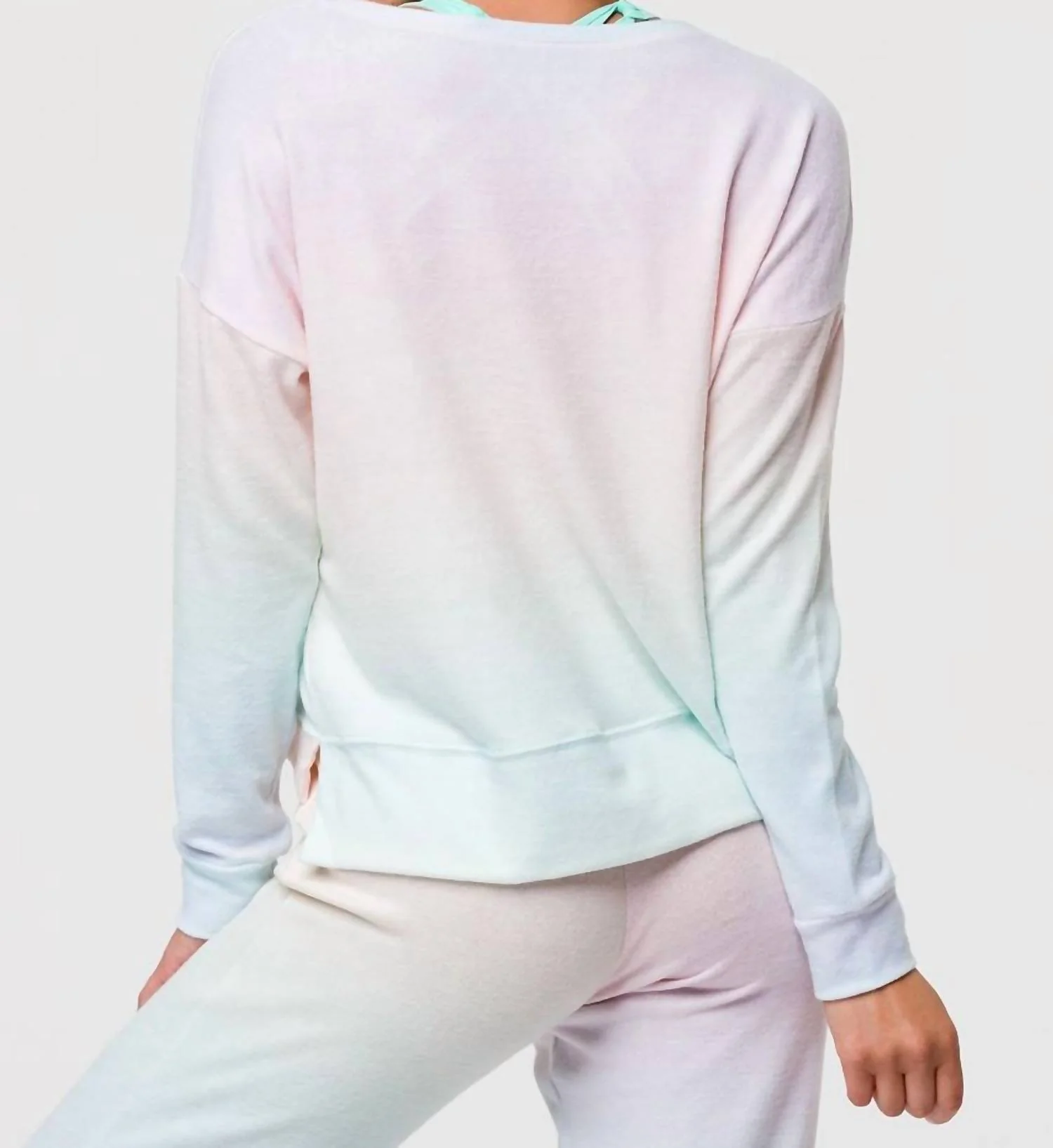 High Low Sweatpant In Dreamsicle