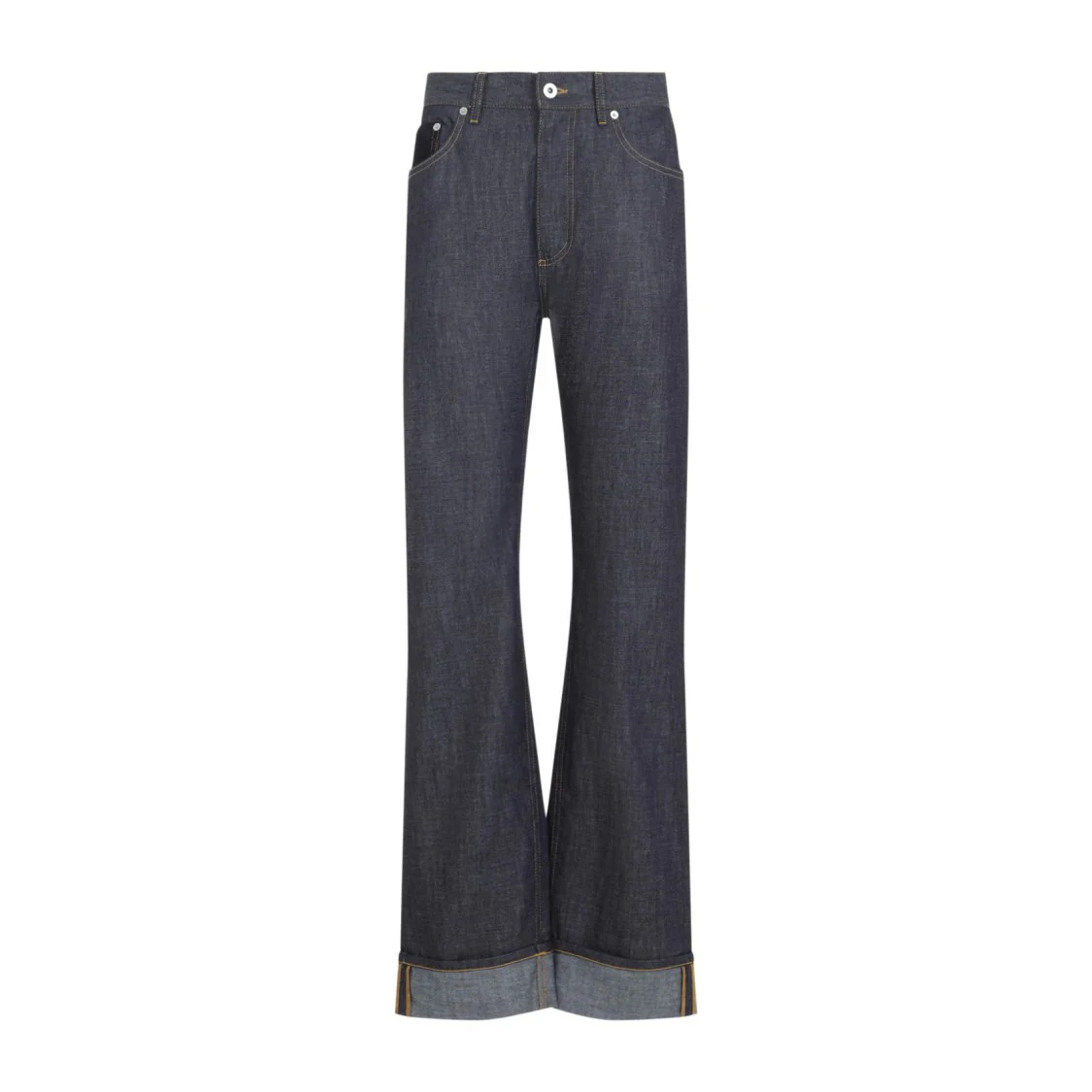 Intrecciato Pocket Blue Cotton Jeans
