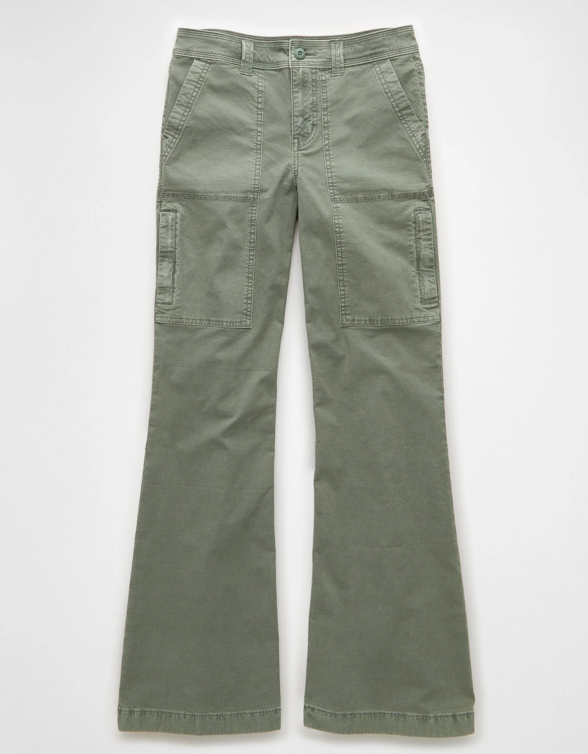 AE Snappy Stretch Low-Rise Baggy Flare Pant
