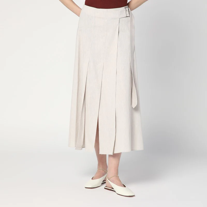 Department 5 Women's Traxs Mélange Skirt In Linen Blend