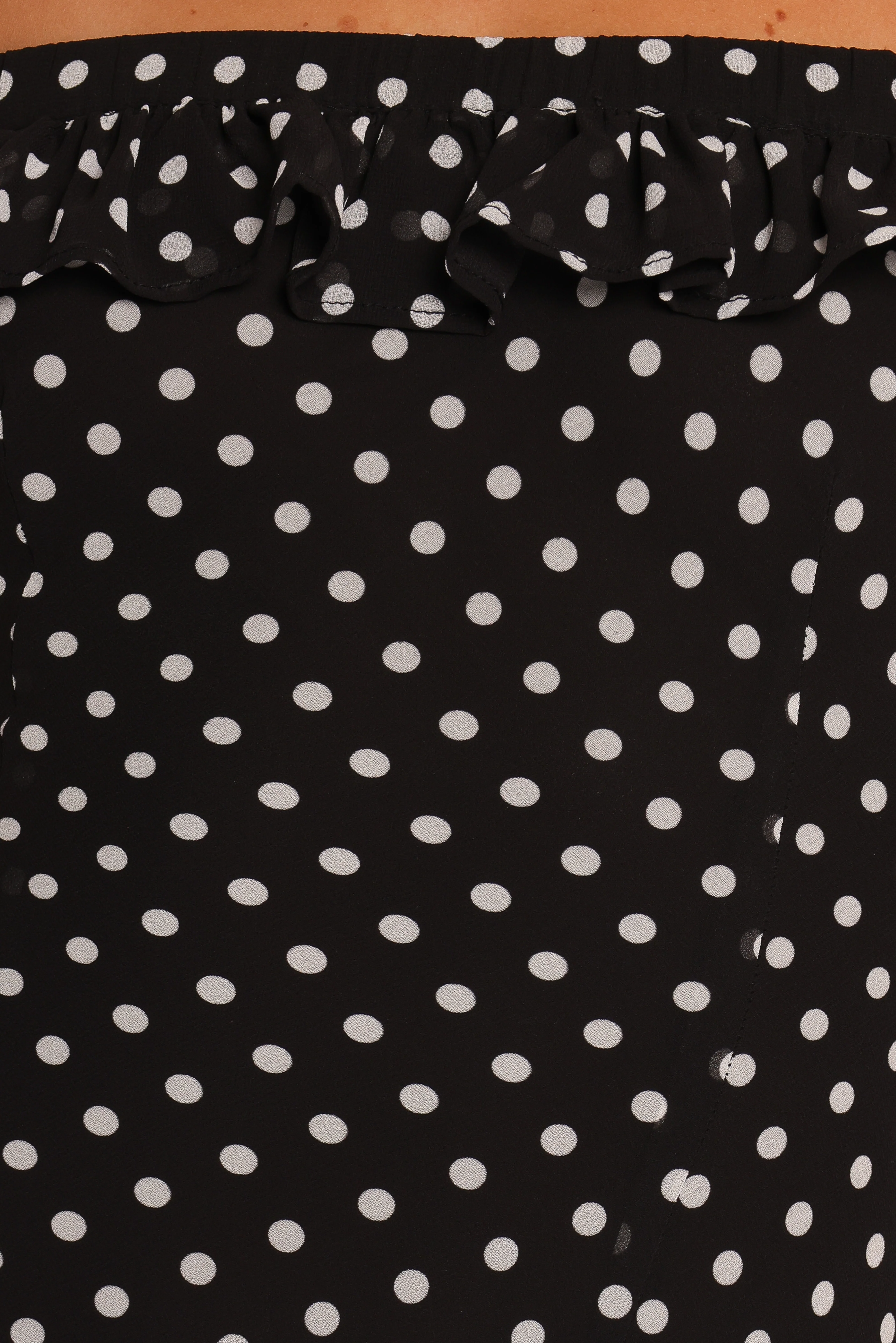 Layana Midi Dress - Black/White