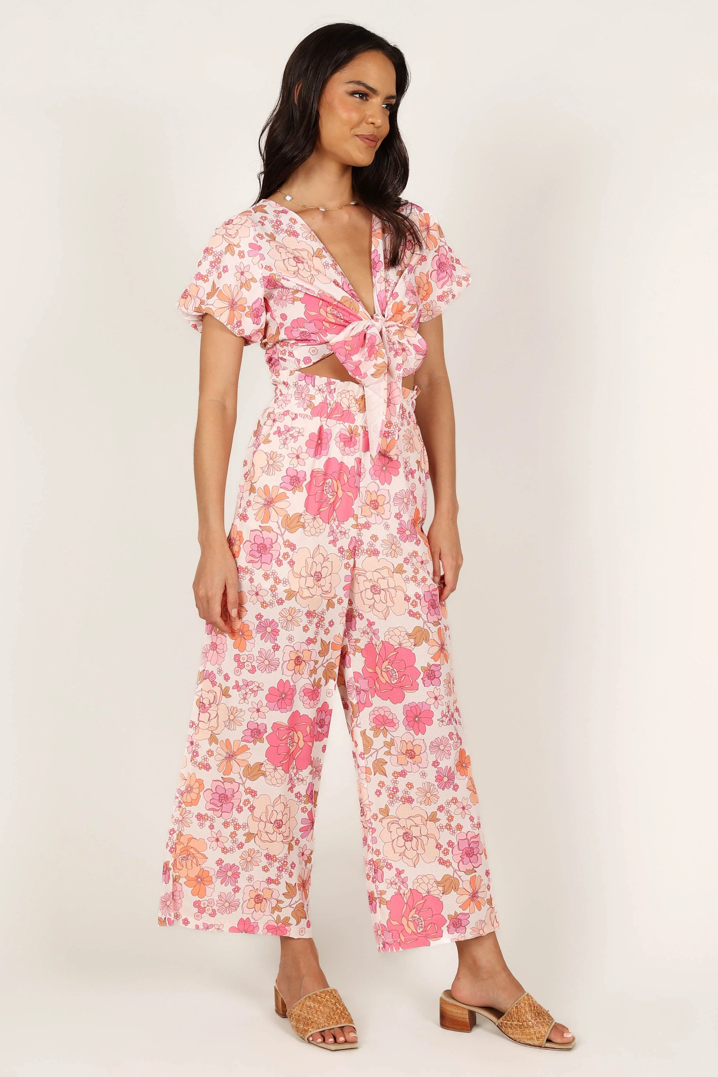 Matilda Top & Pant Set - Pink Floral
