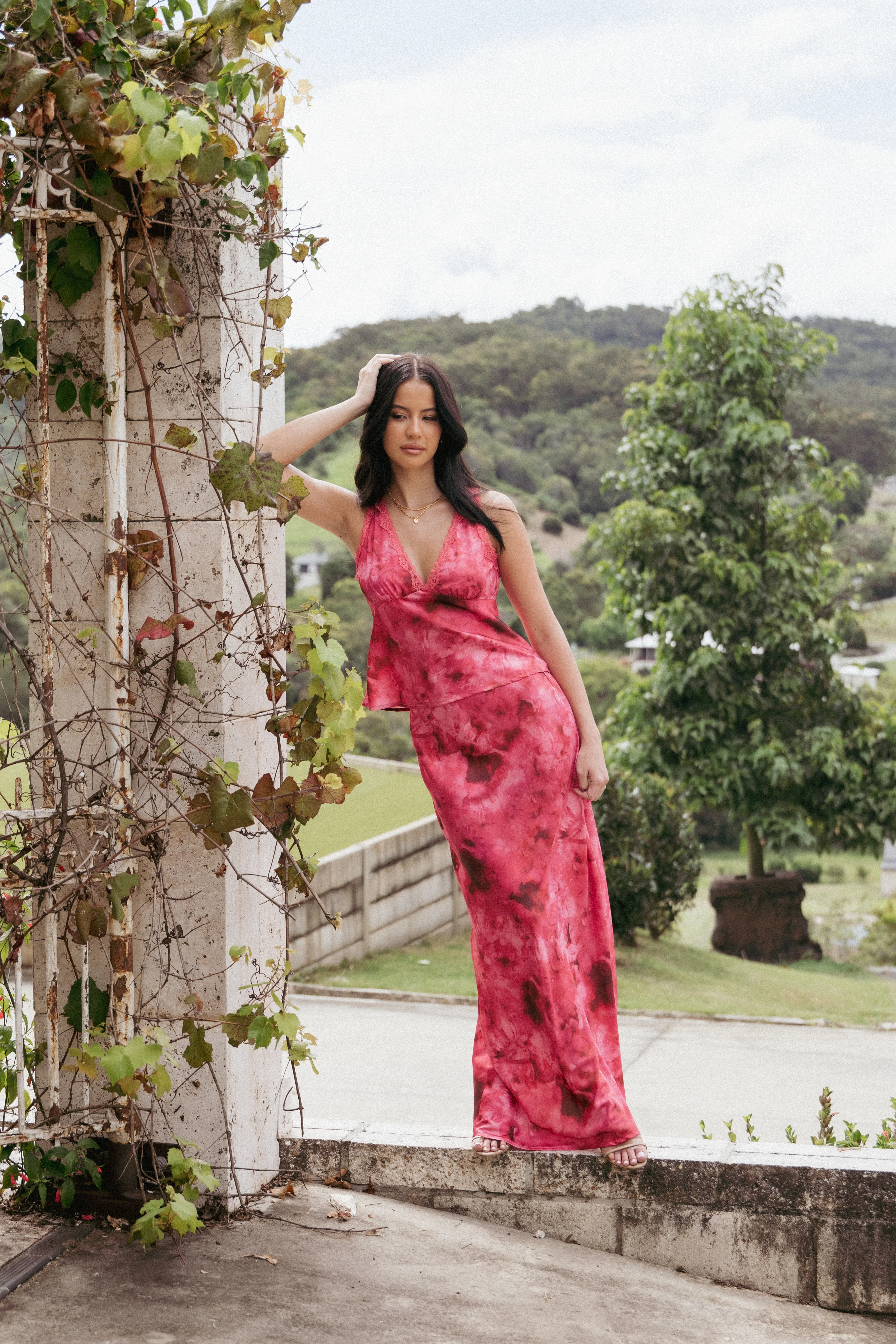 Kelso Top - Red Print