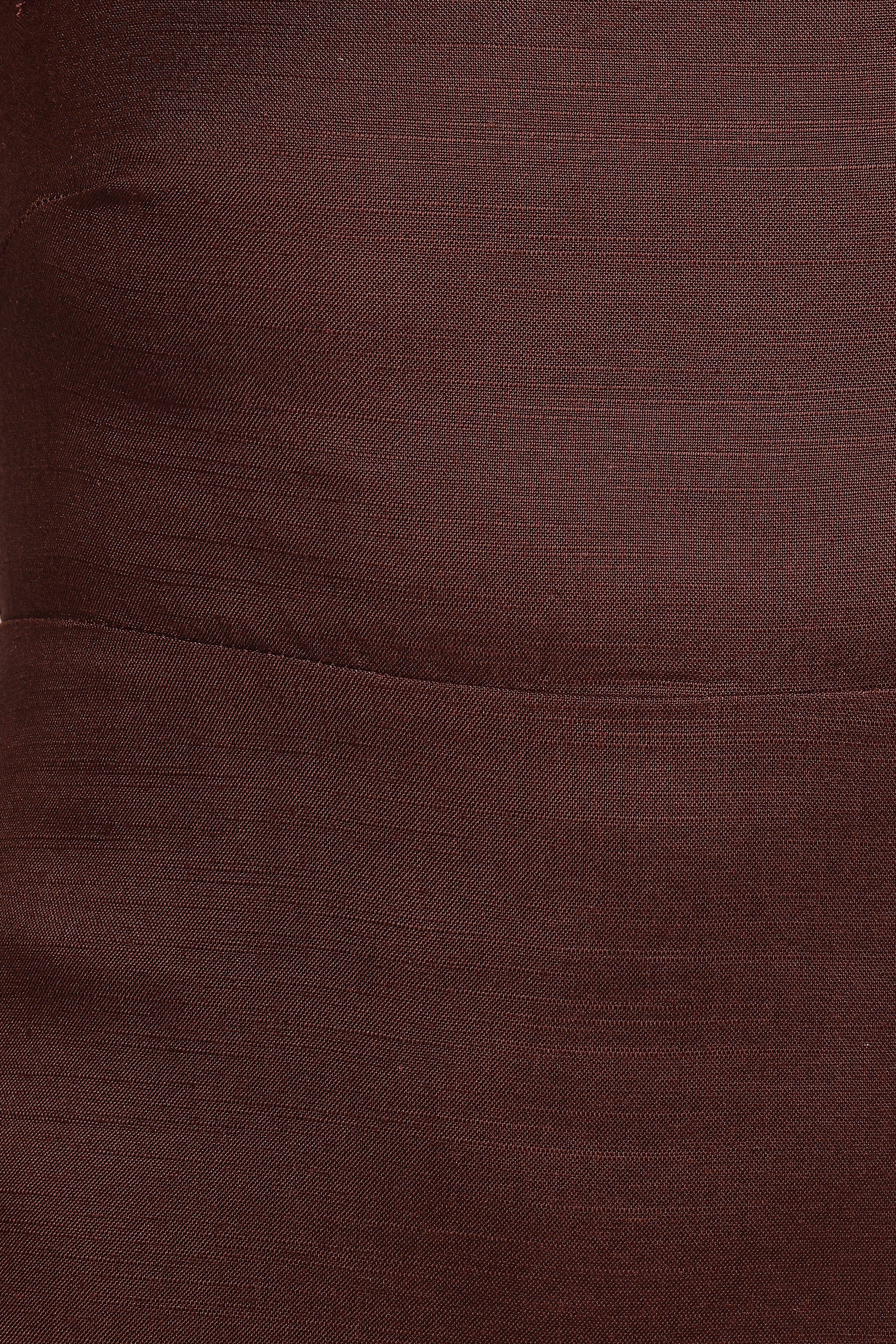 Skylar Midi Dress - Brown