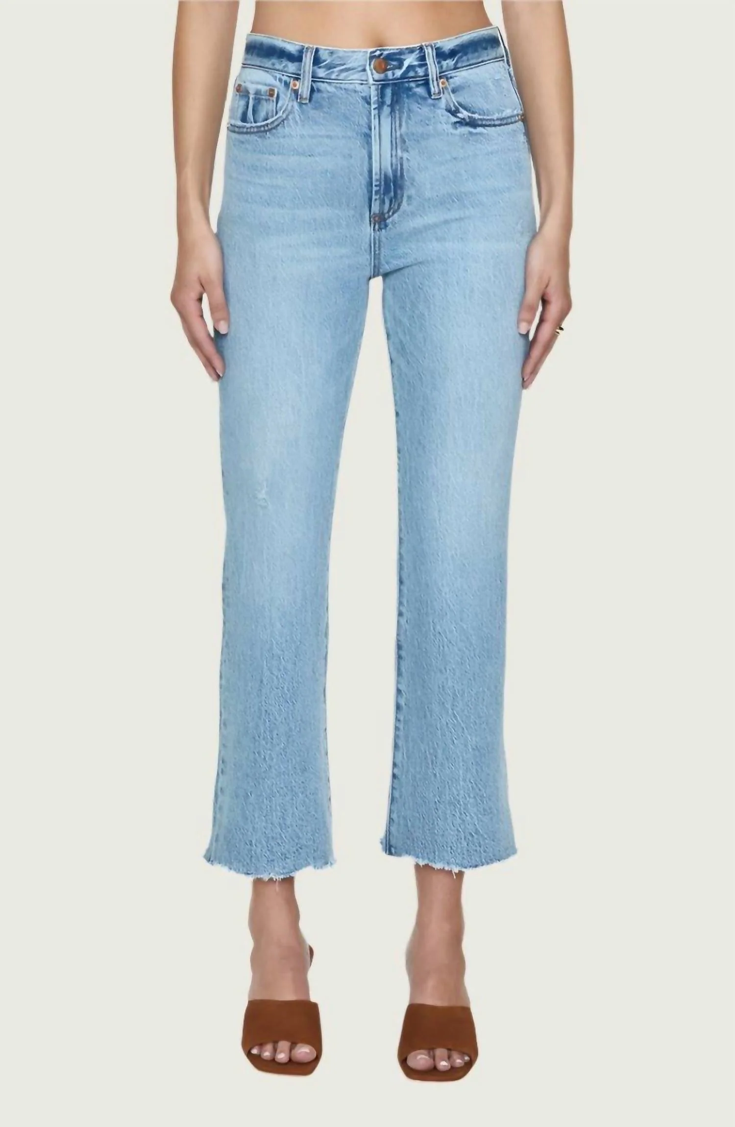 Ally Ankle Boot Jeans In Provence Vintage