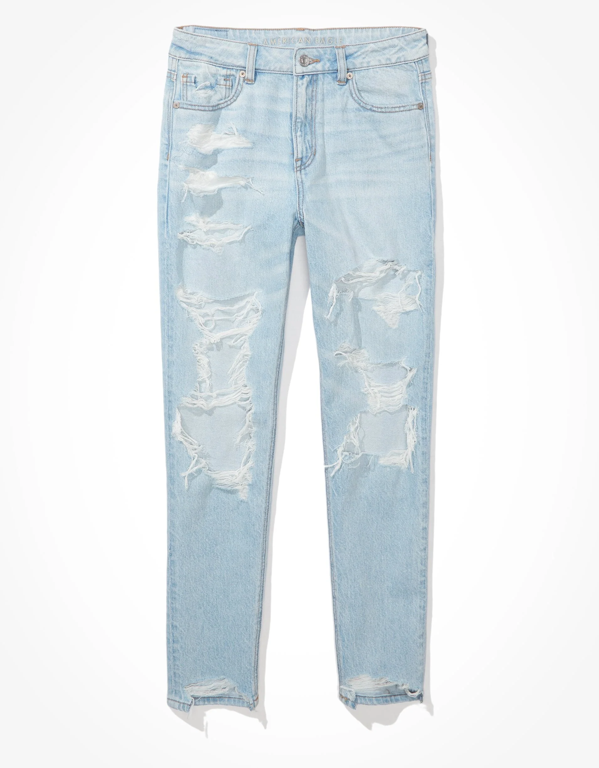 AE Strigid Ripped Mom Jean