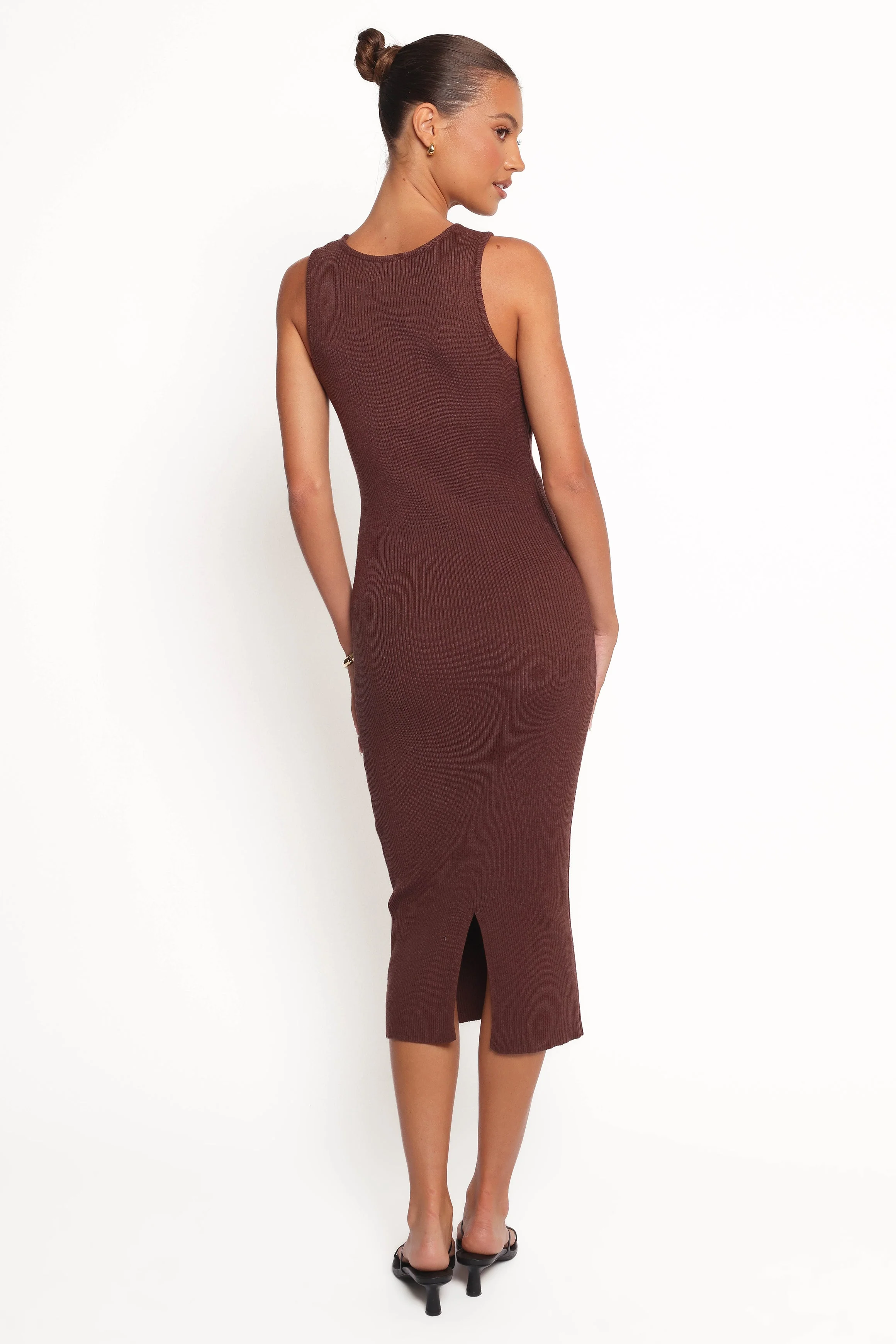 Hollis Midi Dress - Chocolate