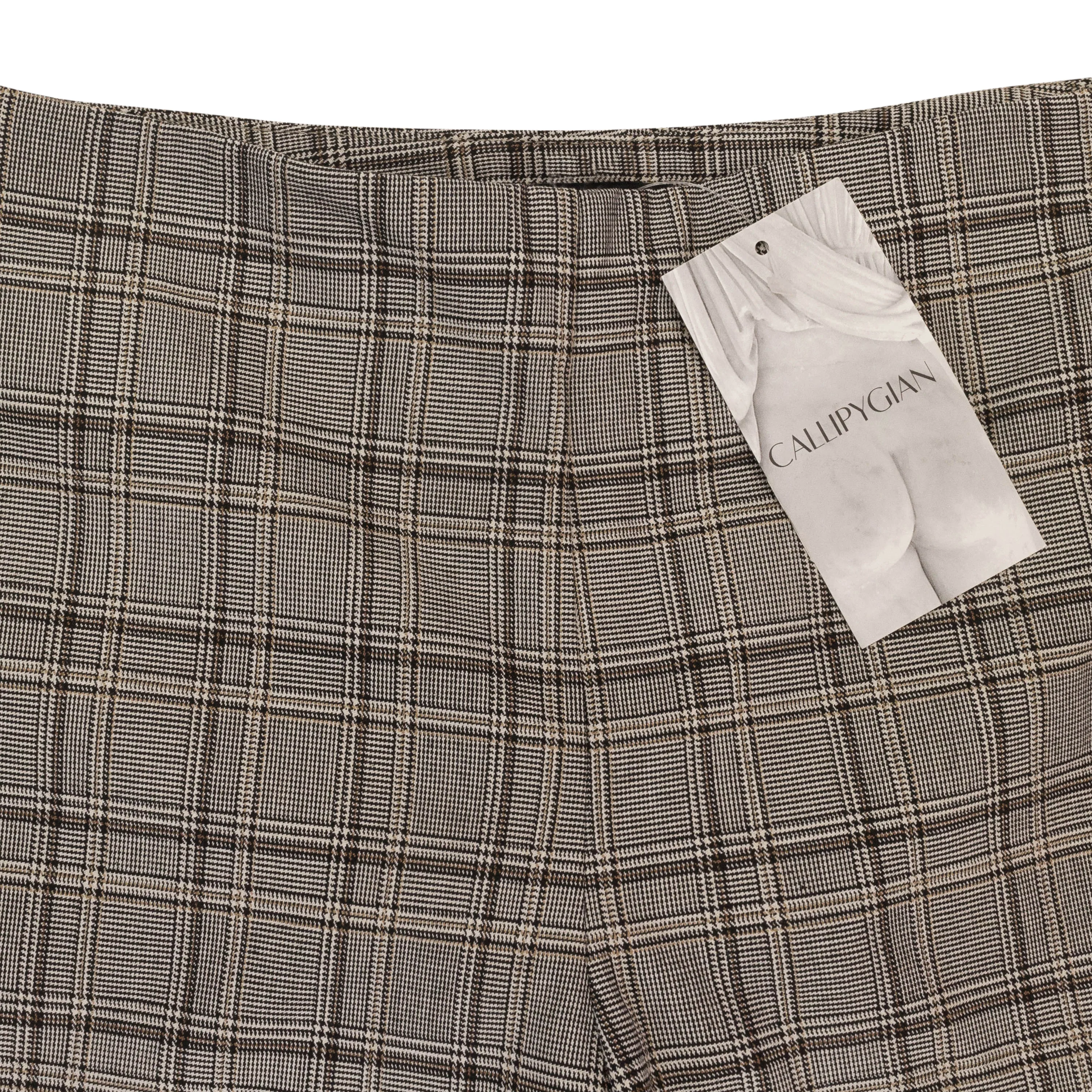 CALLIPYGIAN STRETCH BROWN NARROW PANT