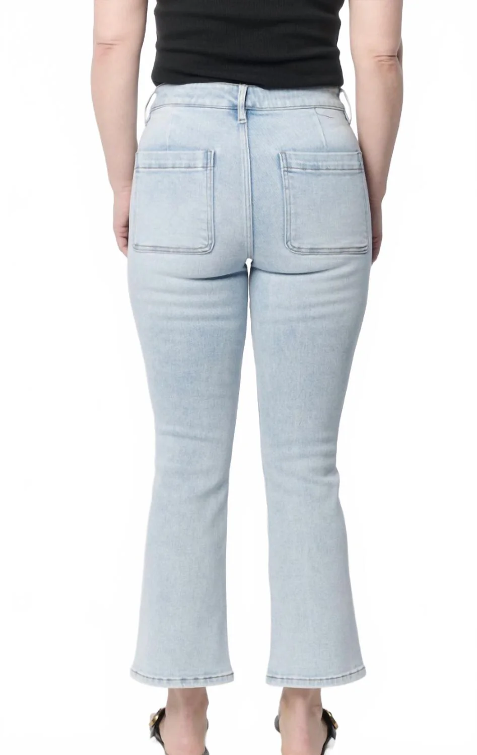 Jeanne Flare Jeans In Harbor
