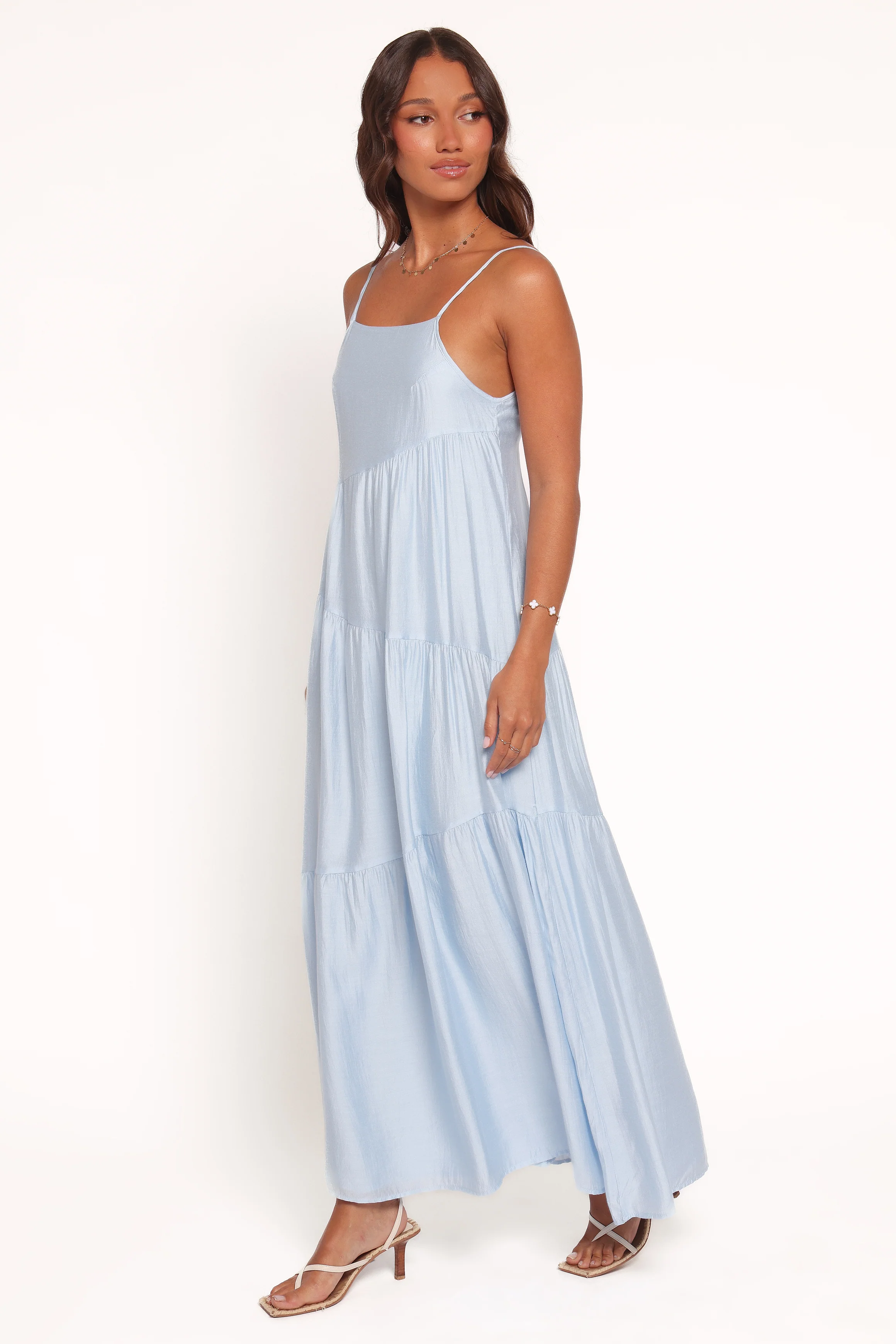 Bennie Midi Dress - Pale Blue