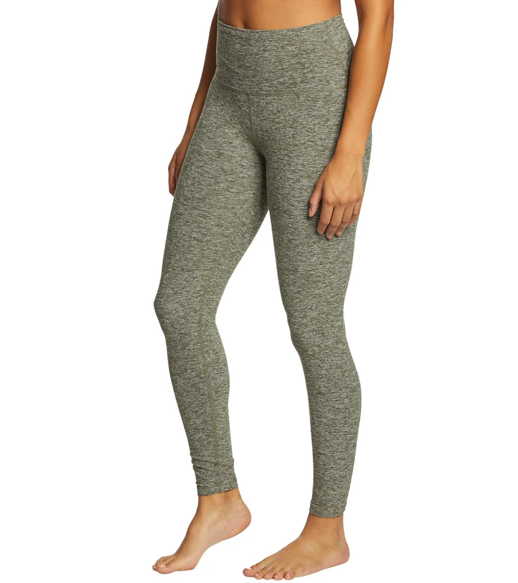 Beyond Yoga Spacedye High Waisted Caught In The Midi 7/8 Yoga Leggings Jungle Palm Rainwash