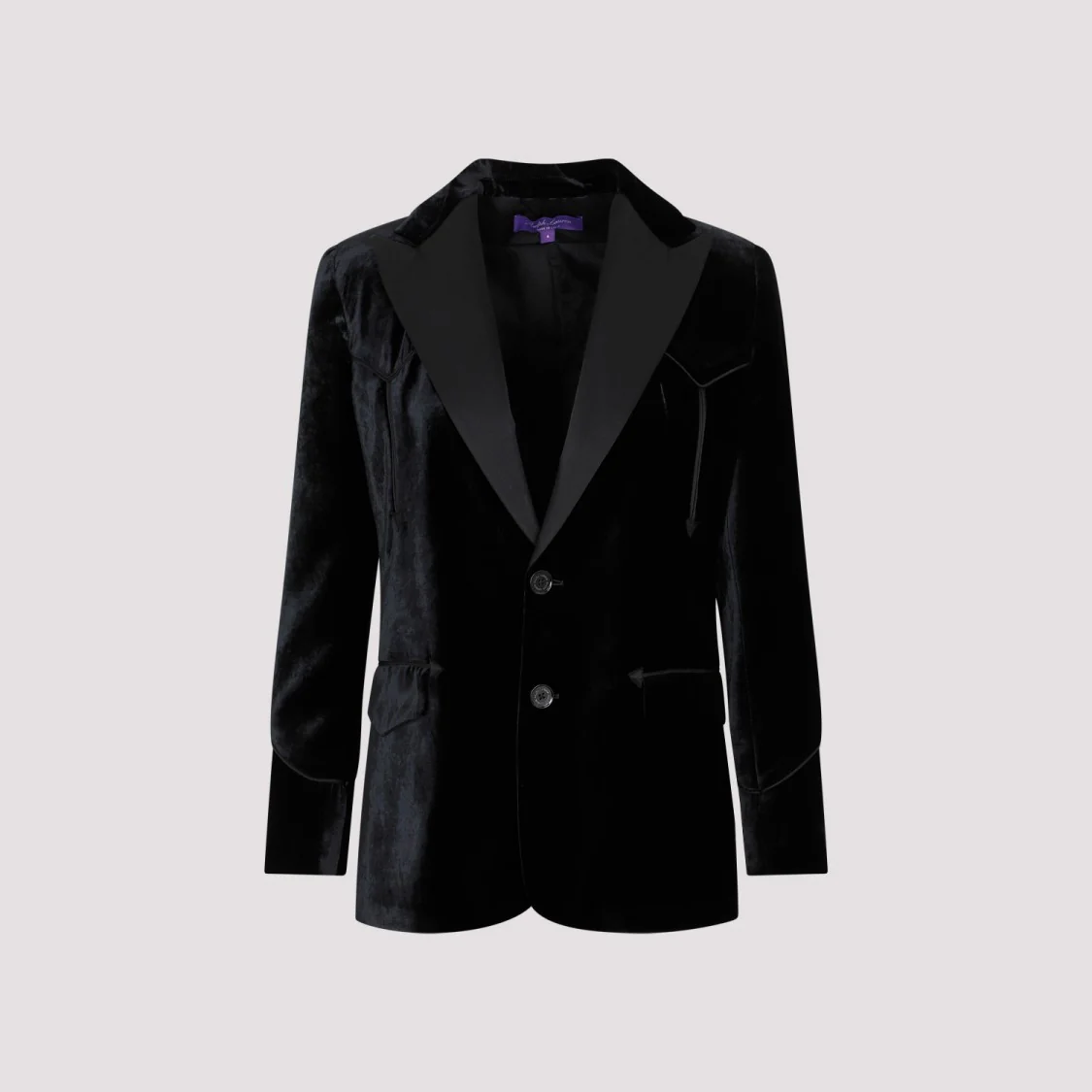 Walker Black Viscose Blazer