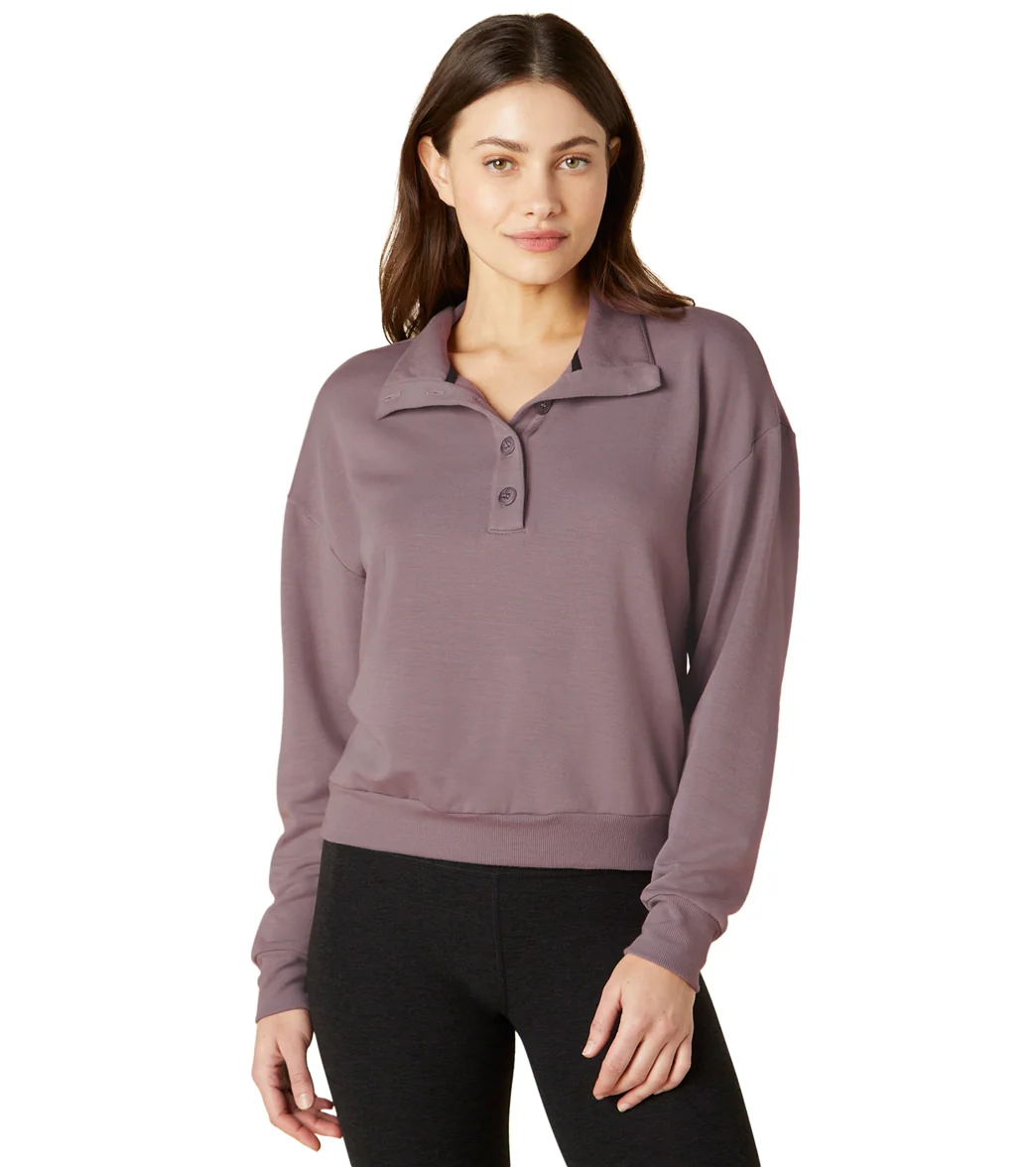 Beyond Yoga East Coast Button Pullover