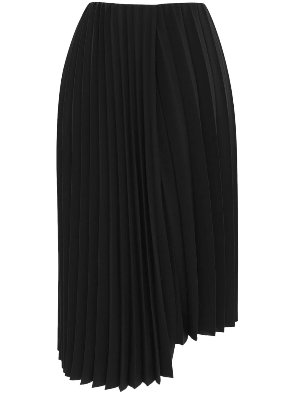 Saint Laurent Women's Pleated Midi Skirt