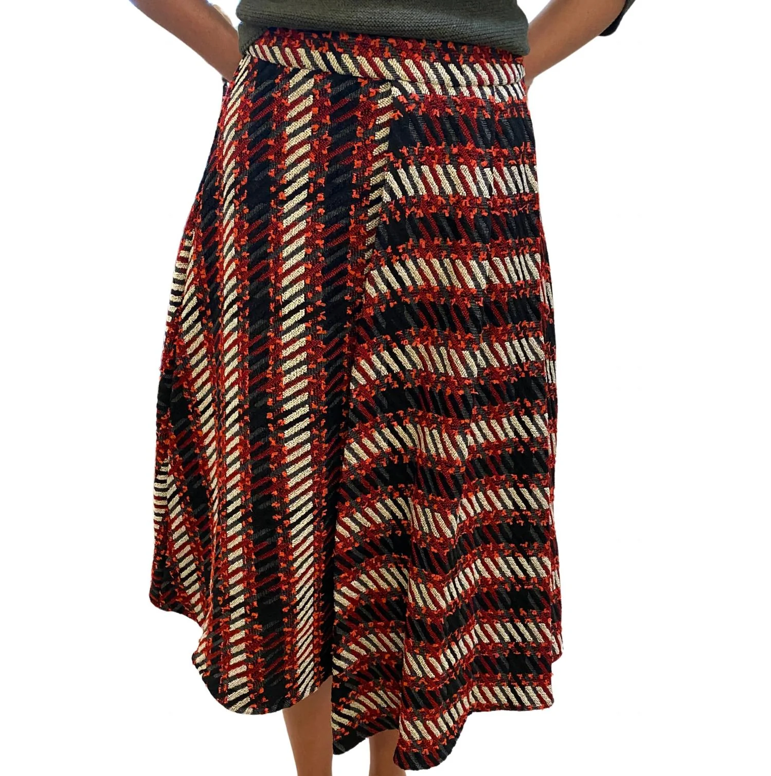 Ruby Stripe Skirt In Multi