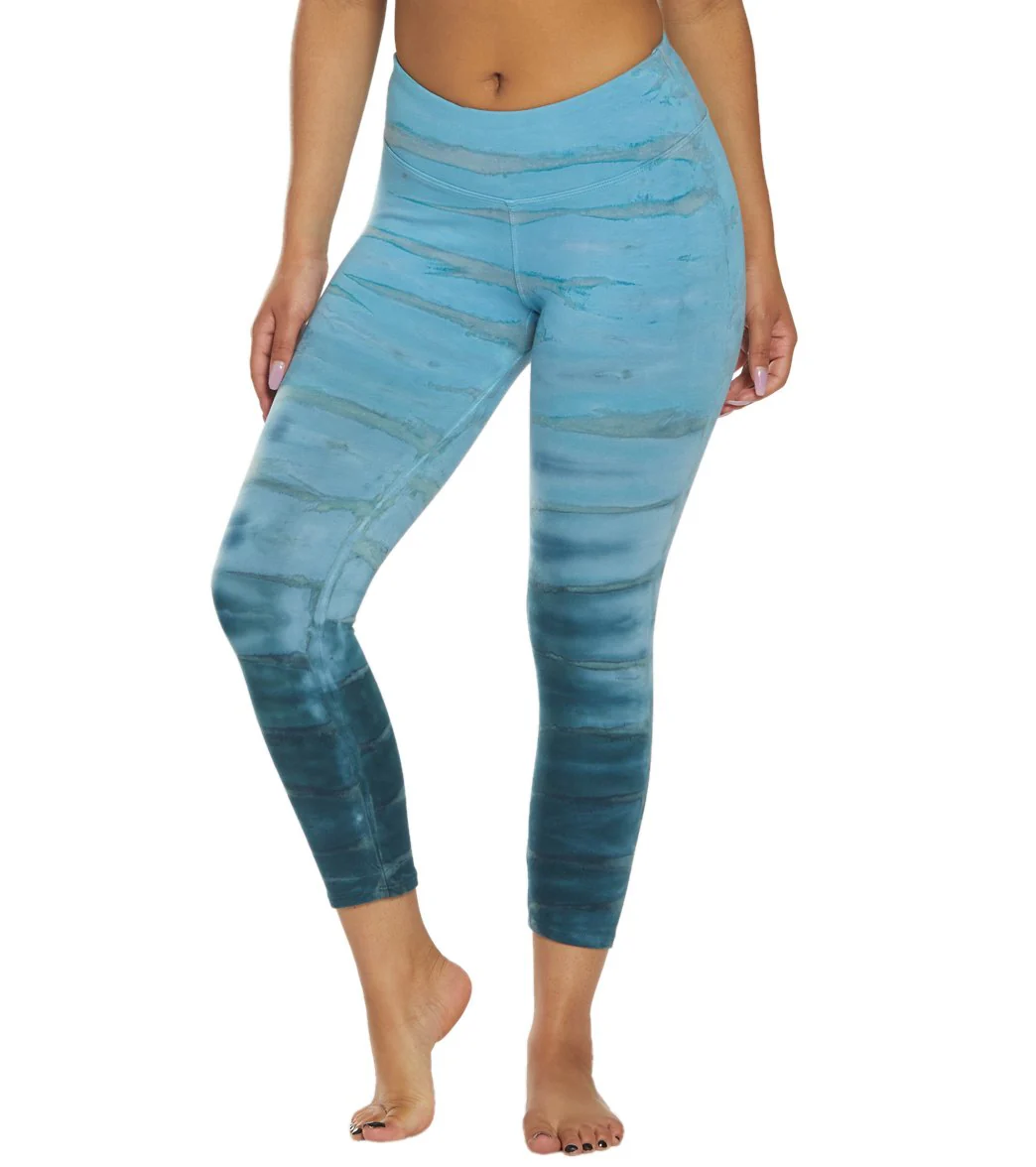 Hard Tail Flat Waisted Cotton Yoga Capris