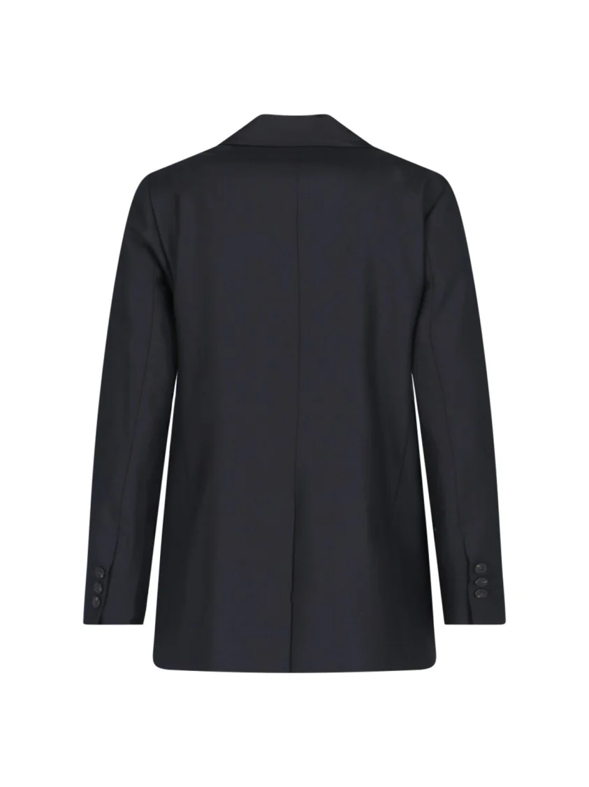 Black Double-Breasted Blazer