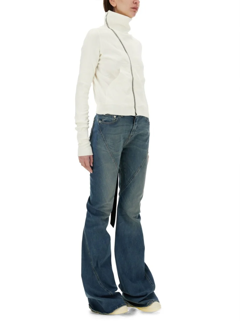 Bias Bootcut Denim Pants