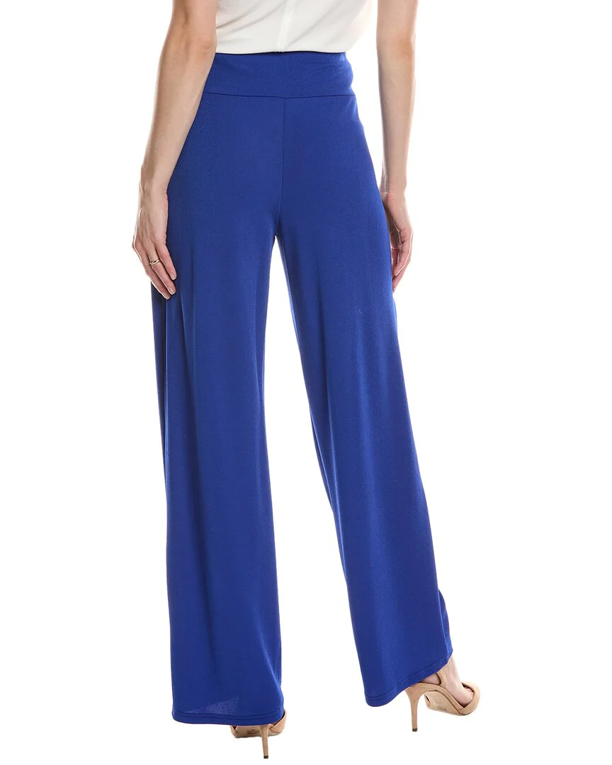 Anne Klein Crepe High-Rise Palazzo Pant