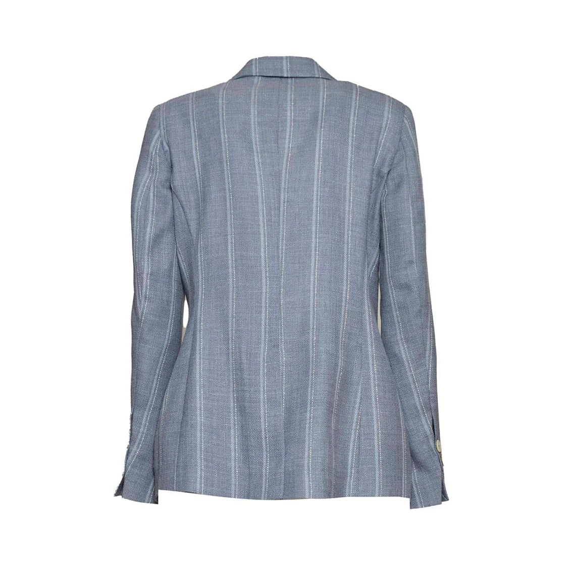 Blazer Gi2 Double Breasted In Light Blue Linen