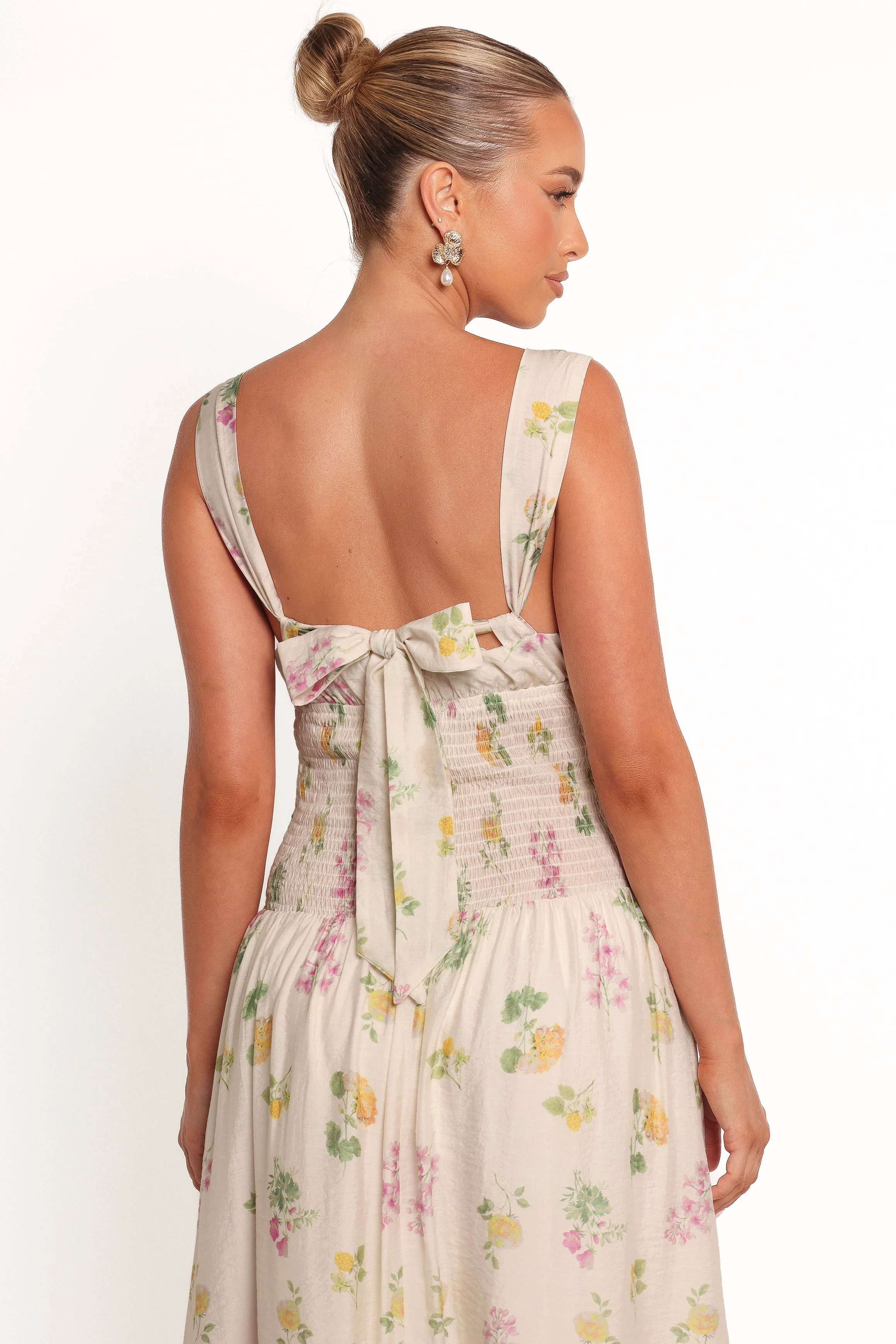 Reverie Maxi Dress - Purple Ditsy Floral