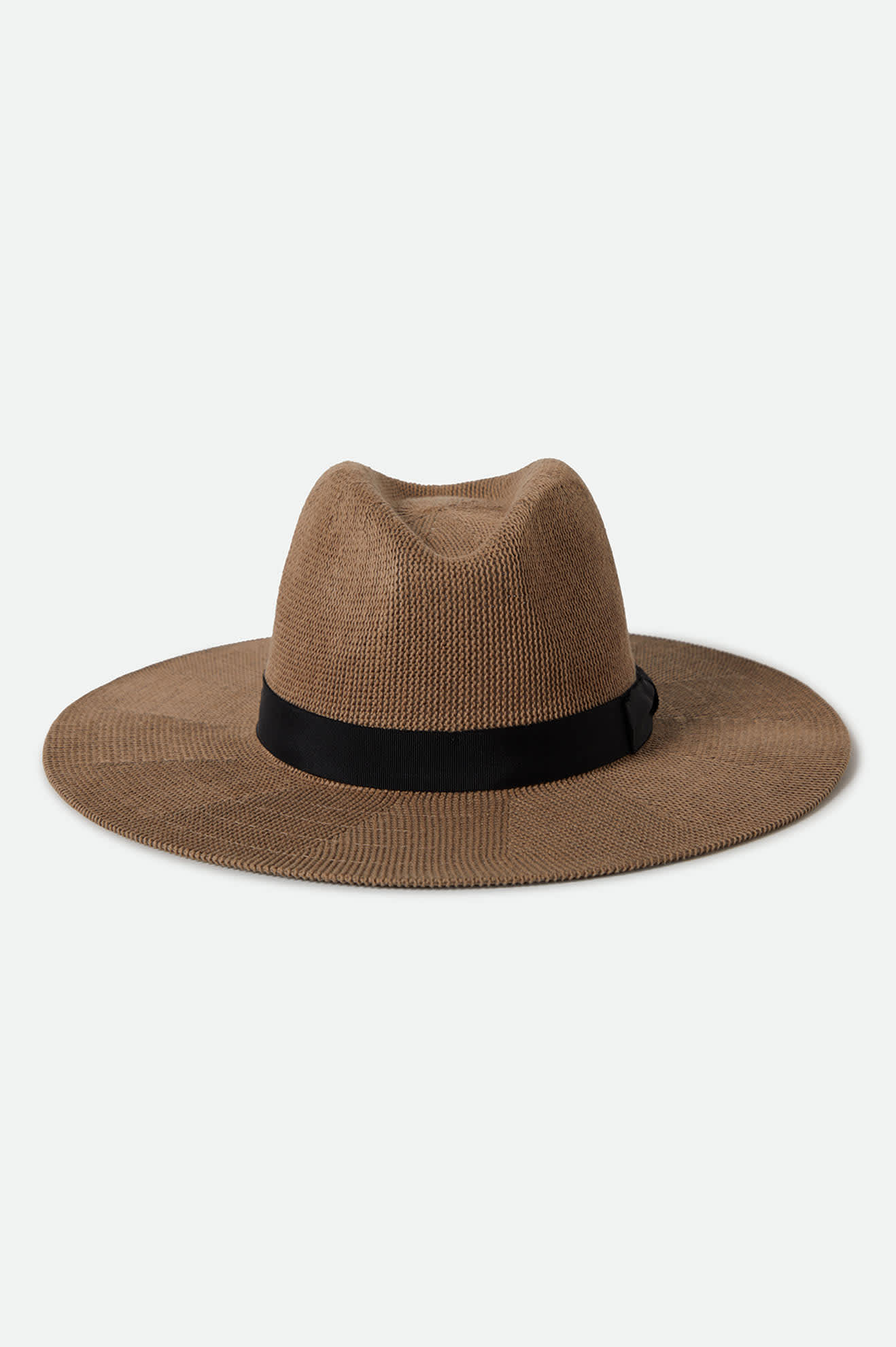 Lyons Knit Packable Hat - Dark Tan/Black