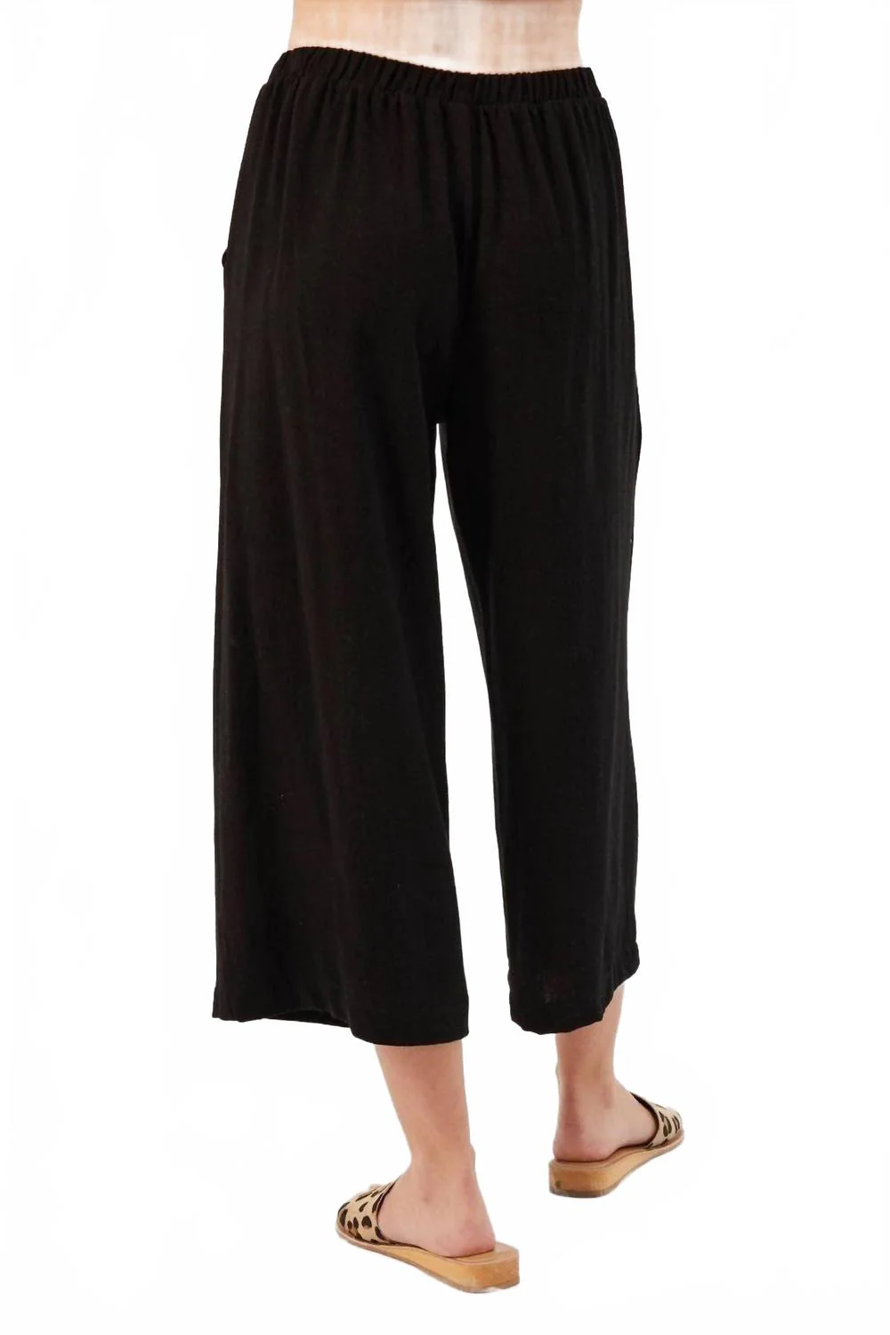 Justyne Relaxed Pull On Pant In Black