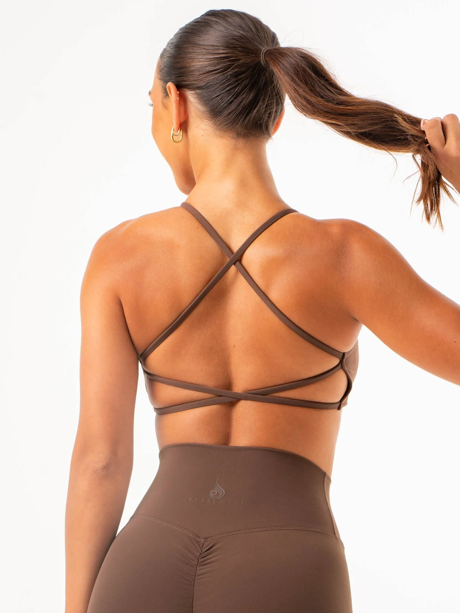 NKD Embody Sports Crop - Chocolate