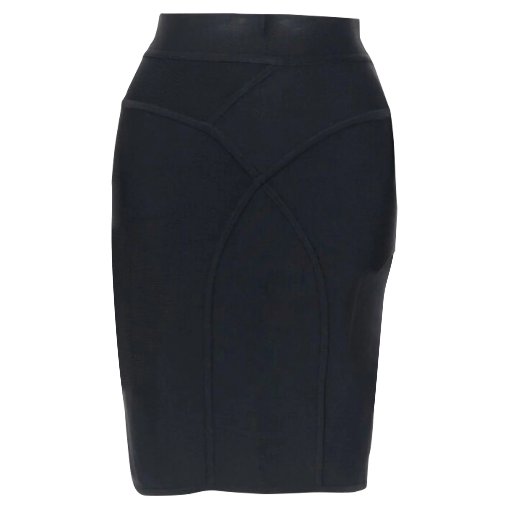 Herve Leger Paris body-conscious piping bandage pencil skirt