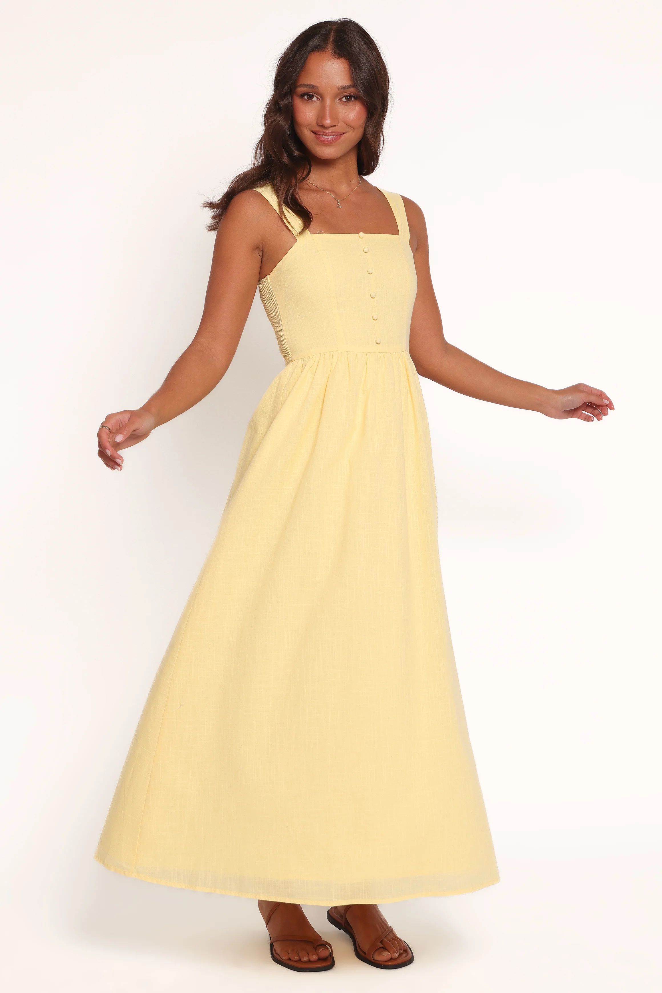 Caty Maxi Dress - Yellow