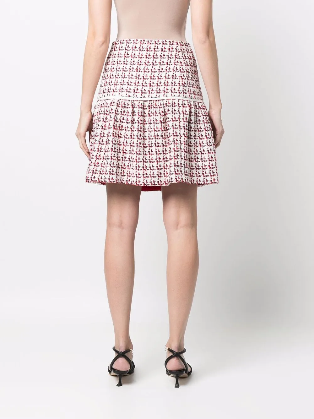 Ferragamo Textured A-Line Skirt