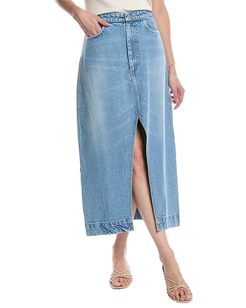 Sea New York Marion Denim Midi Skirt