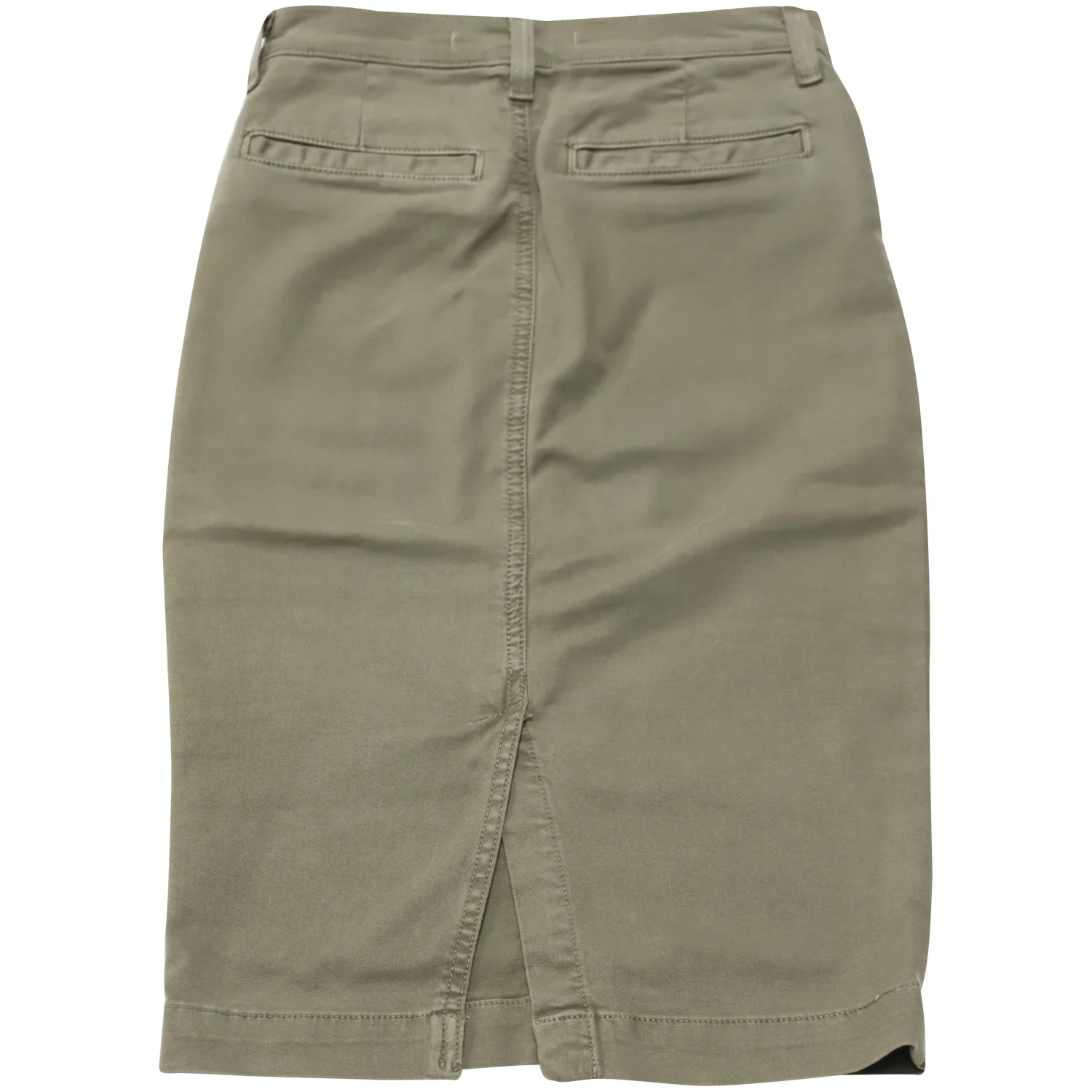 J Brand Pencil Denim Skirt in Brown Cotton