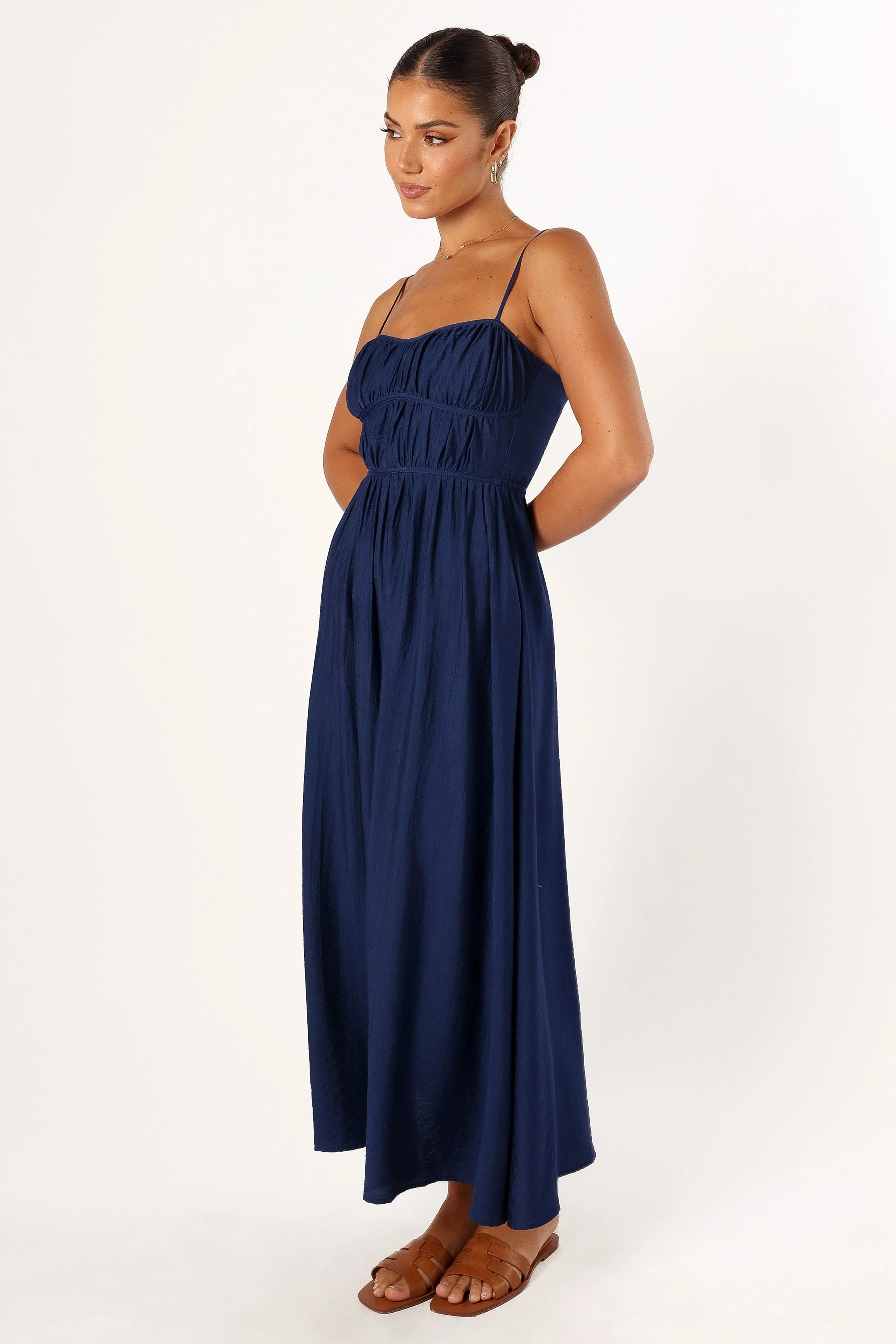 Kelani Luxi Midi Dress - Navy