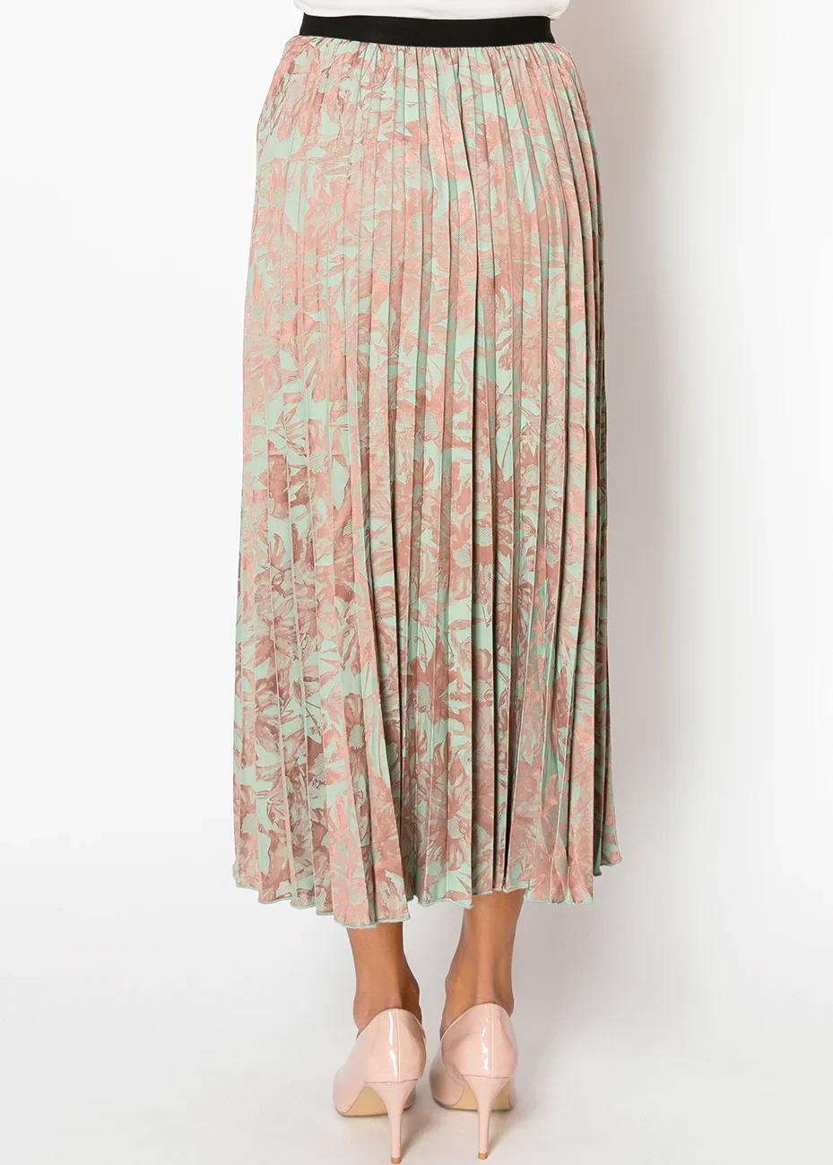 Blush Garden Midi Skirt