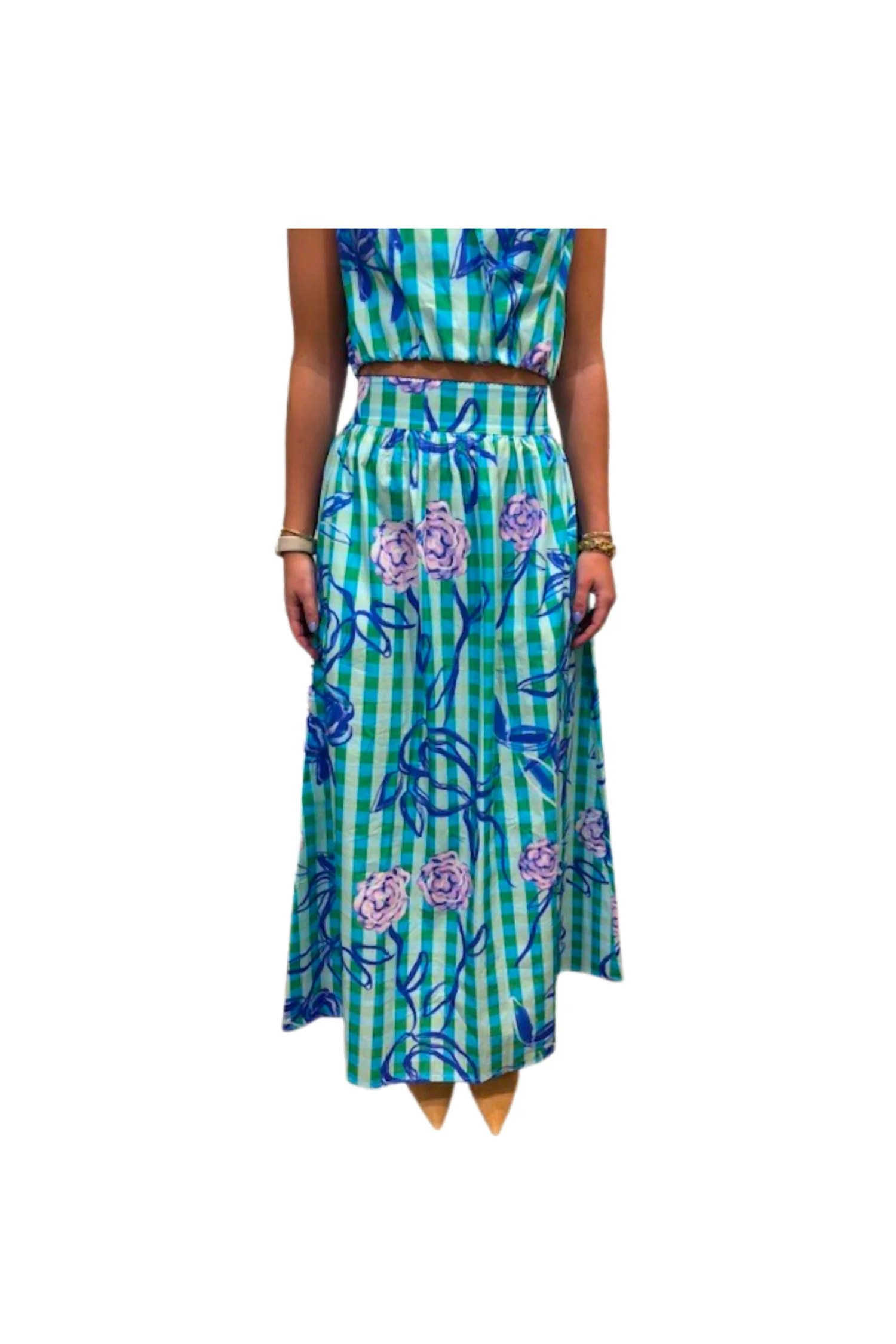 Encantada Skirt In Luva Verde