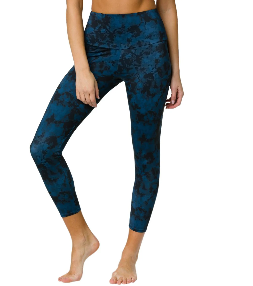 Onzie High Waisted Basic 7/8 Yoga Leggings Iron Wash