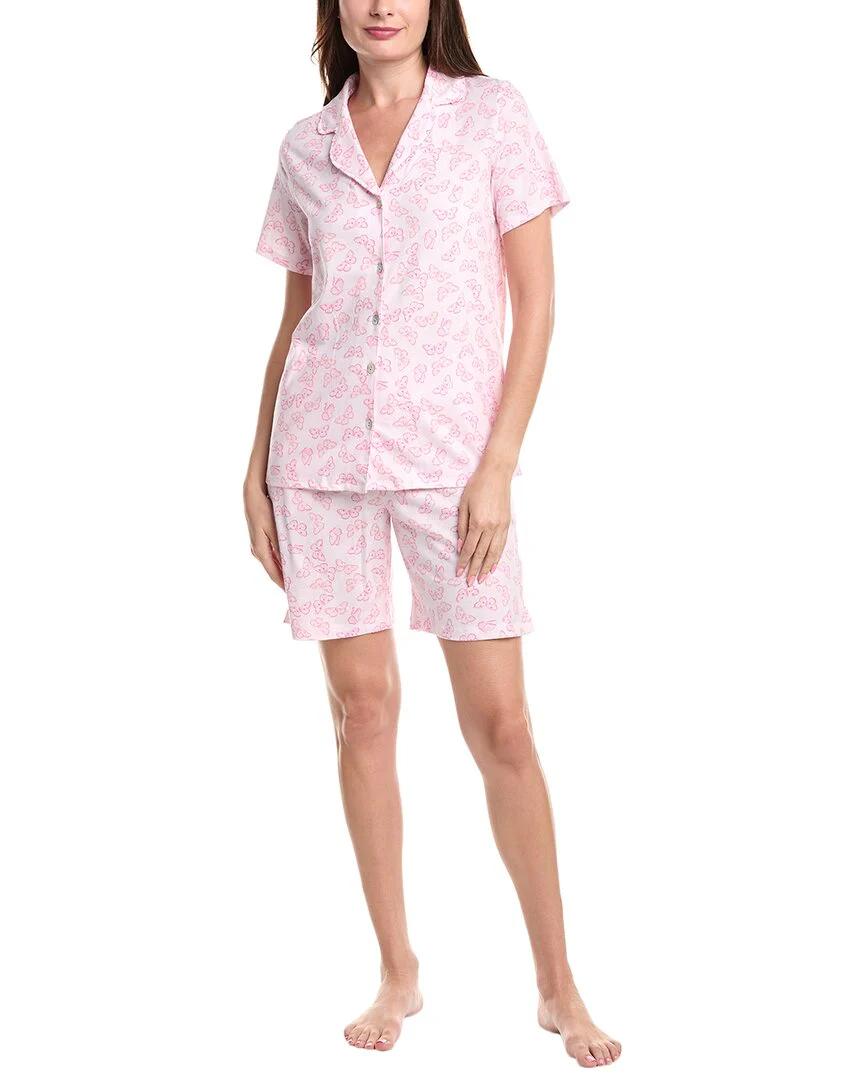 Carole Hochman 2pc Bermuda Short Pajama Set