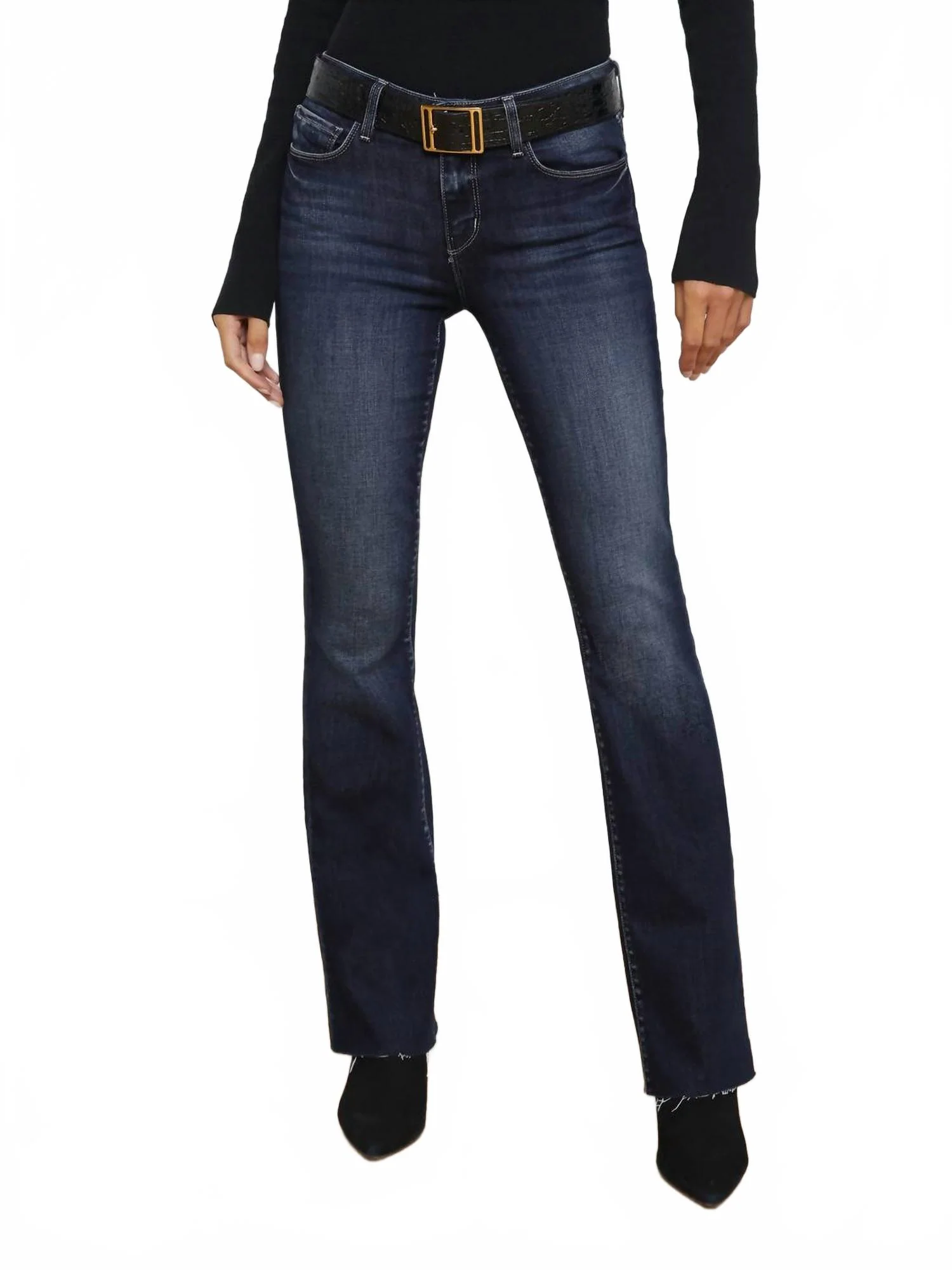 Sneeki Low-Rise Straight-Leg Jean - Crest