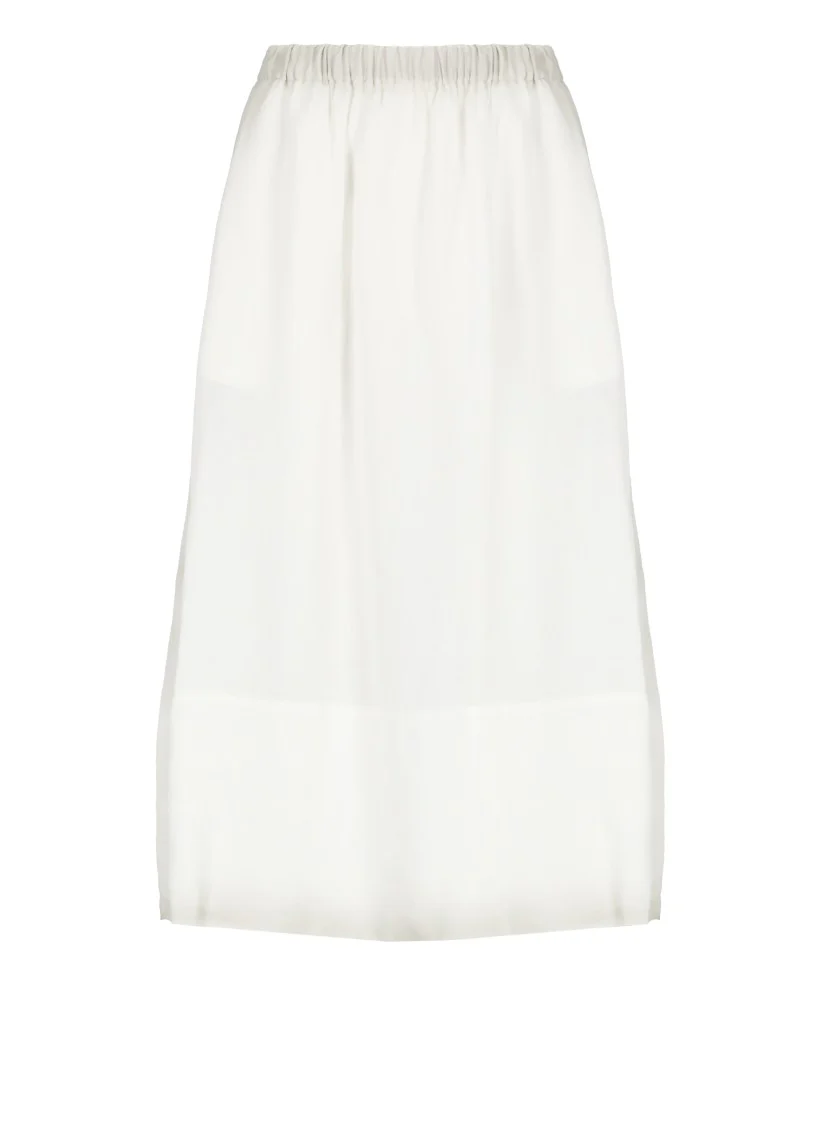 White Linen Skirt