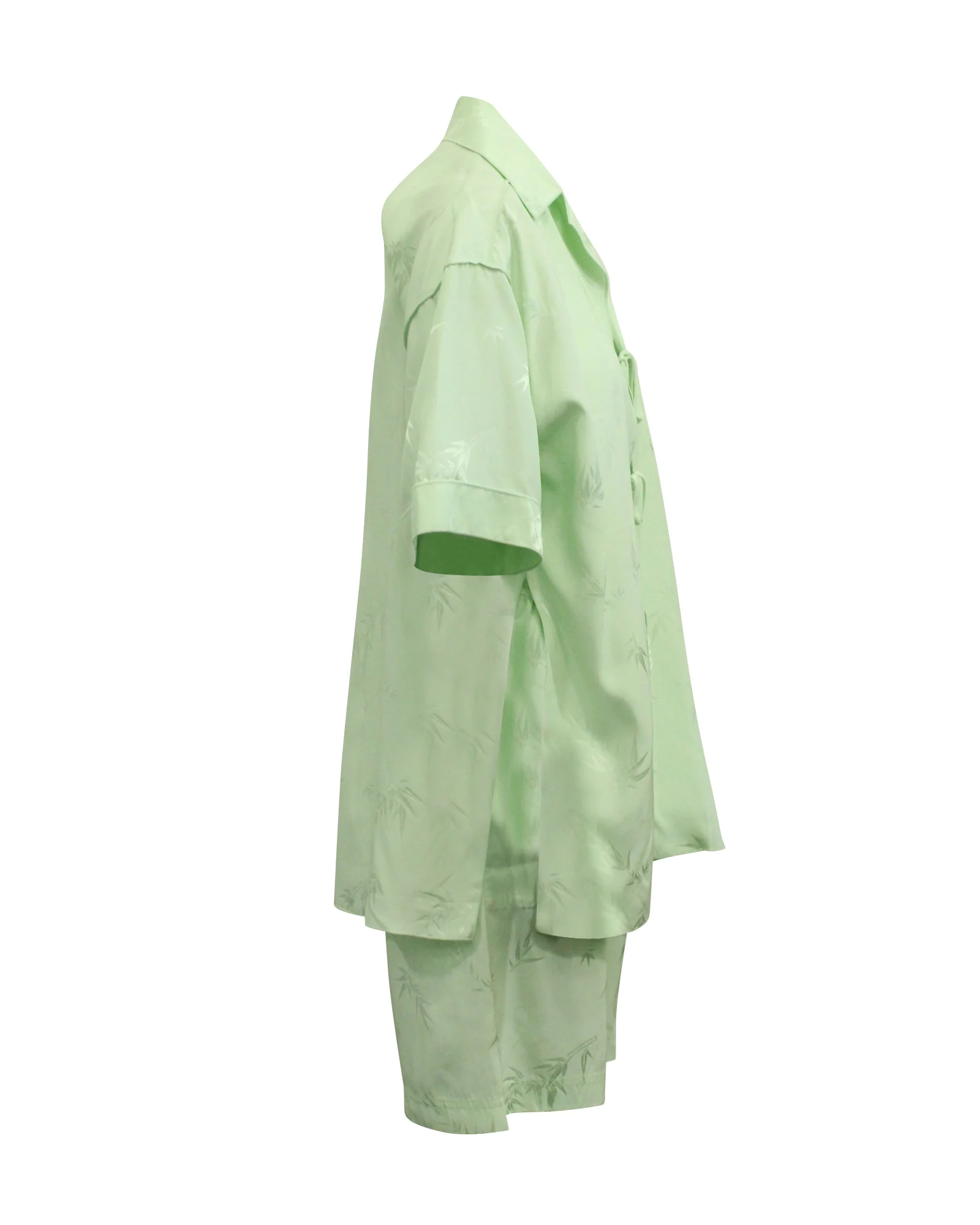 Alexander Wang Jacquard Pajama Top and Shorts in Mint Viscose